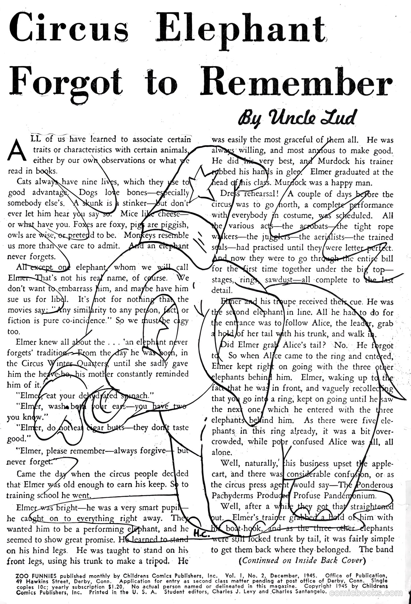 Zoo Funnies #2 — page 2 of 52