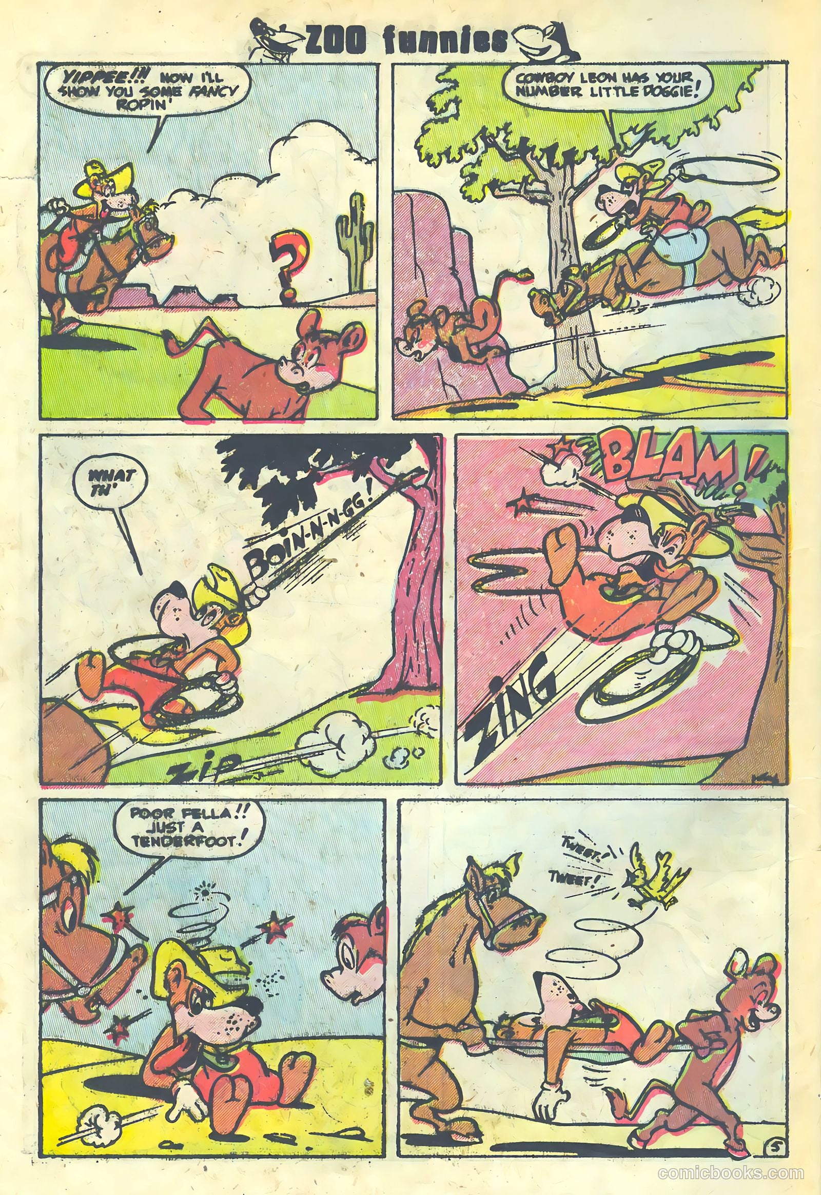 Zoo Funnies #3 — page 16 of 36