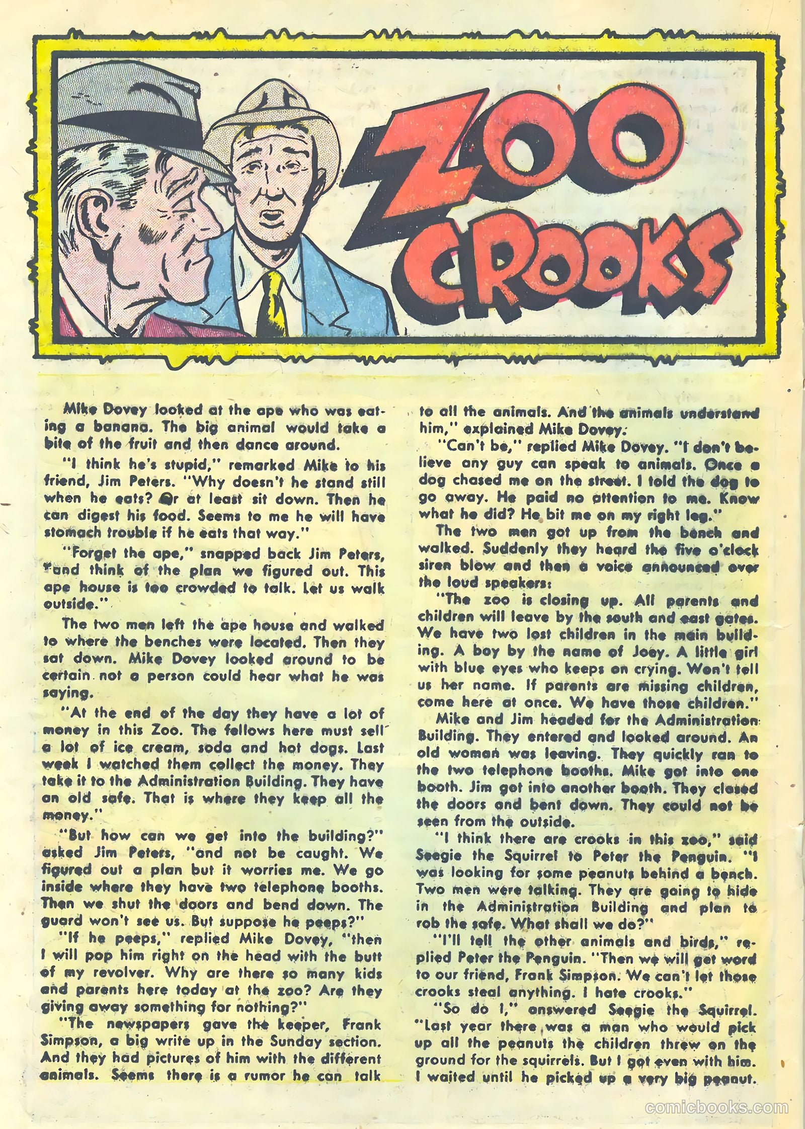 Zoo Funnies #3 — page 20 of 36