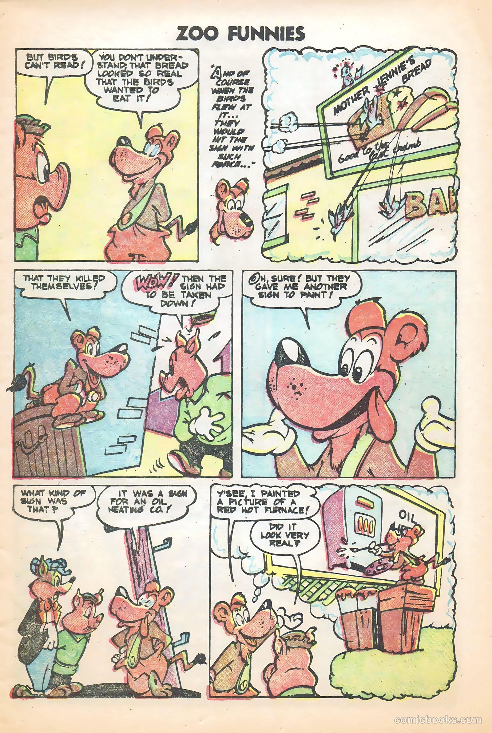 Zoo Funnies #4 — page 5 of 36