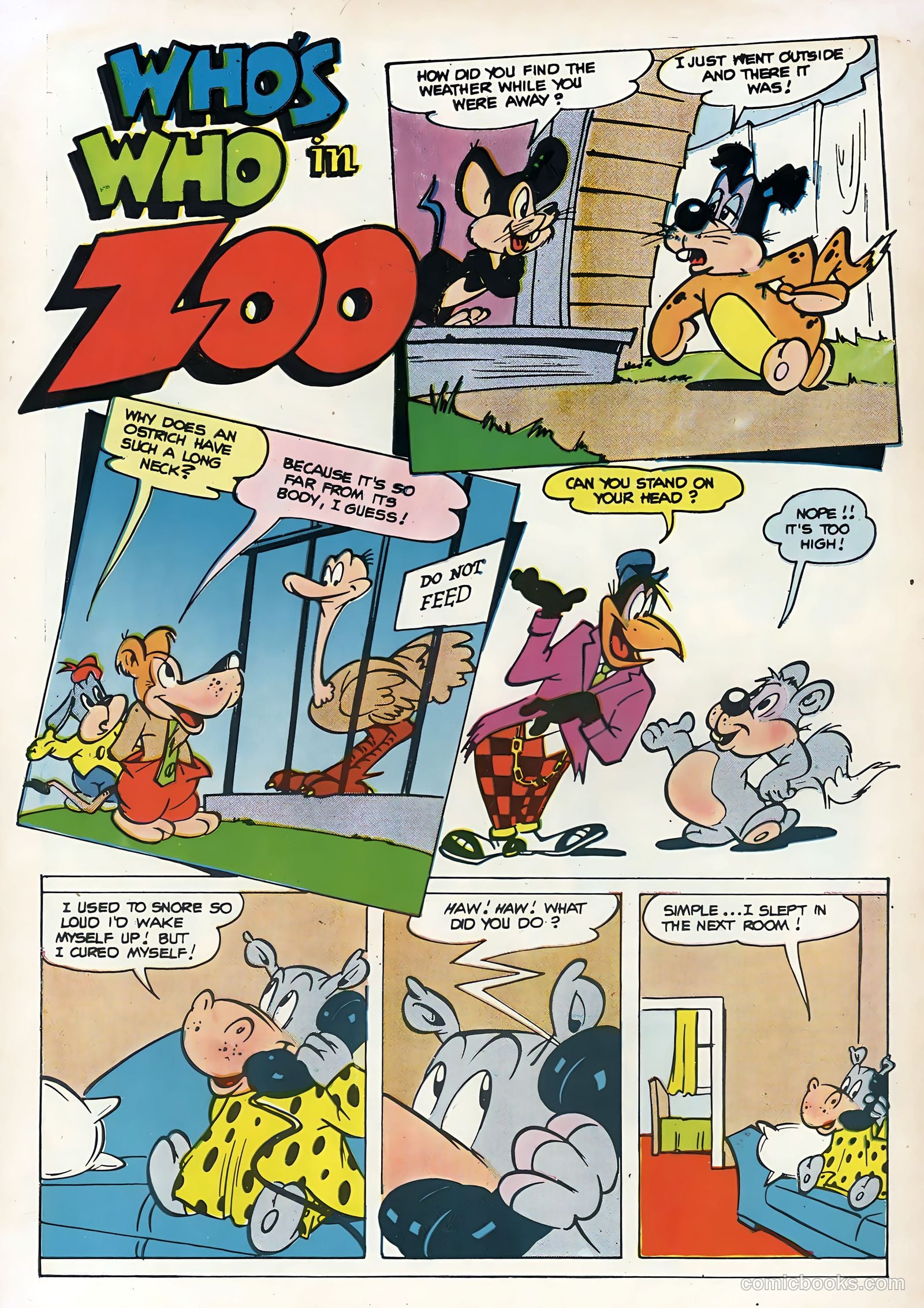 Zoo Funnies #5 — page 36 of 36