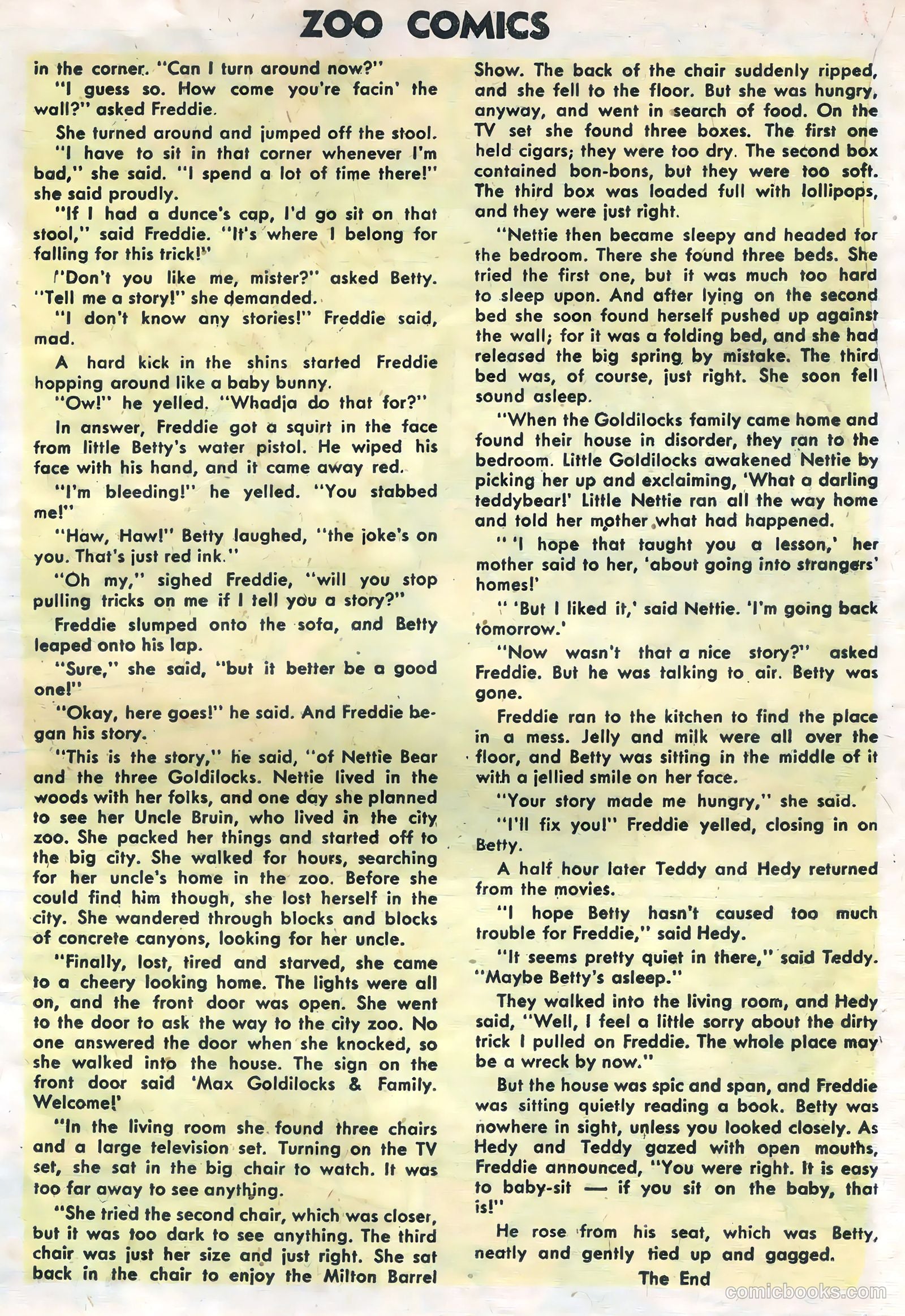 Zoo Funnies #6 — page 19 of 36