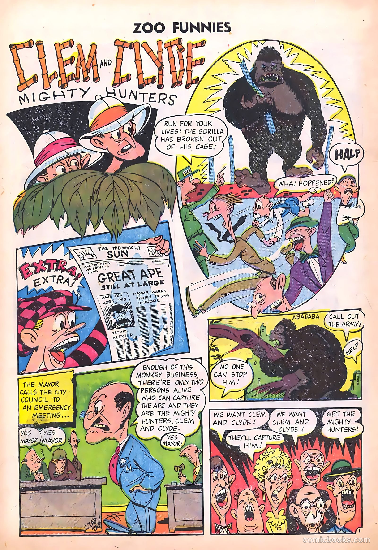 Zoo Funnies #9 — page 10 of 36