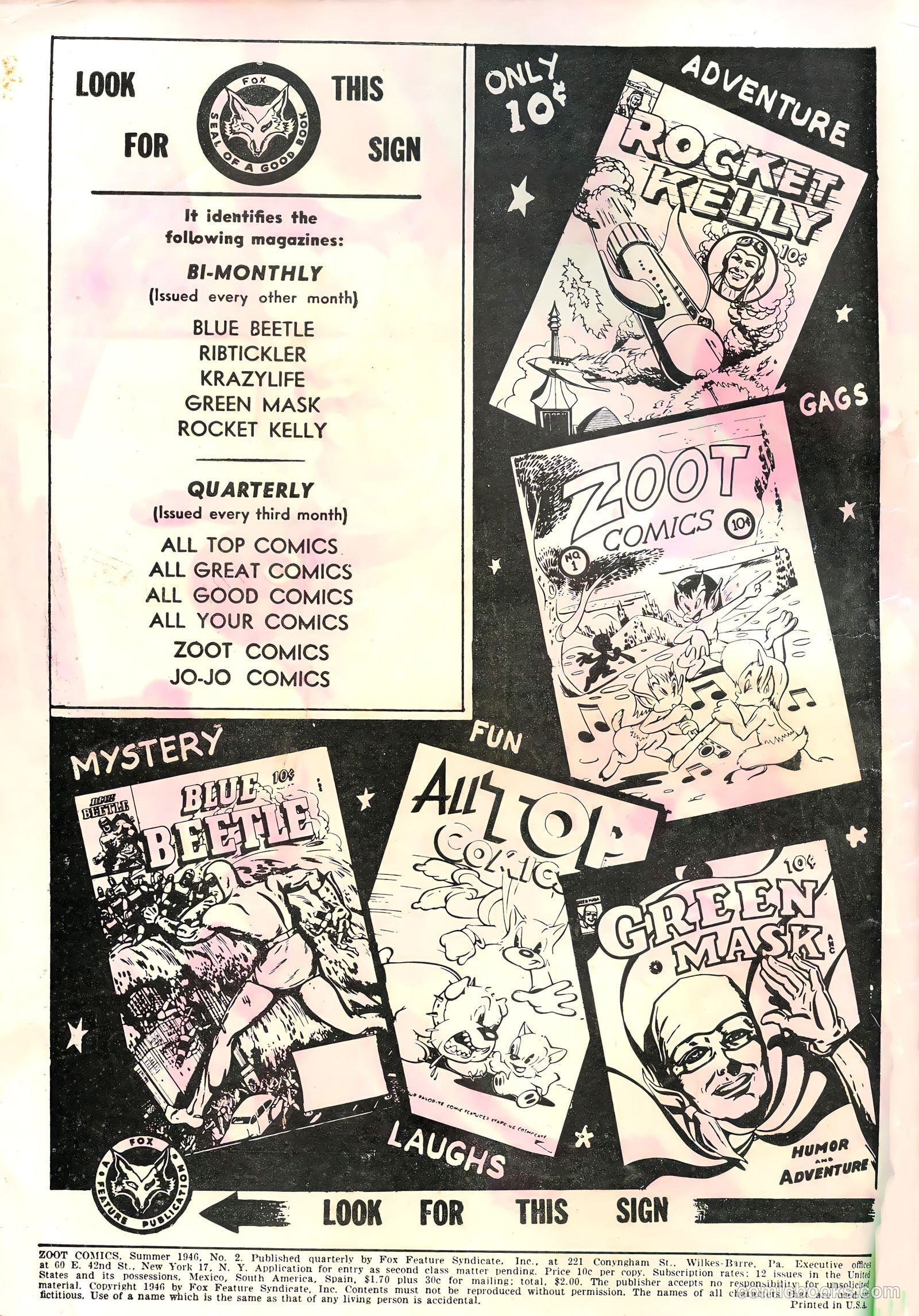 Zoot Comics #2 — page 2 of 36