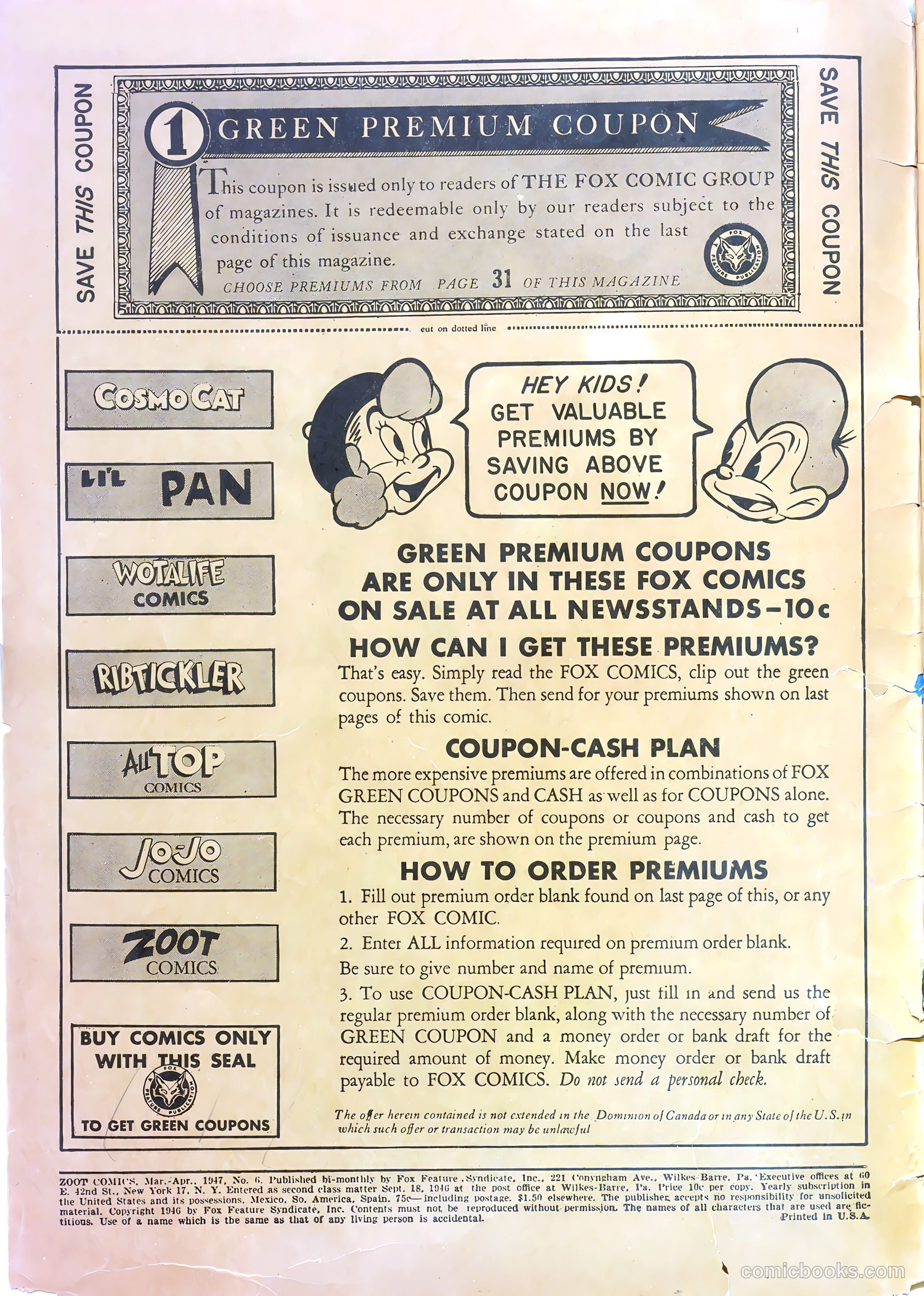 Zoot Comics #6 — page 2 of 36
