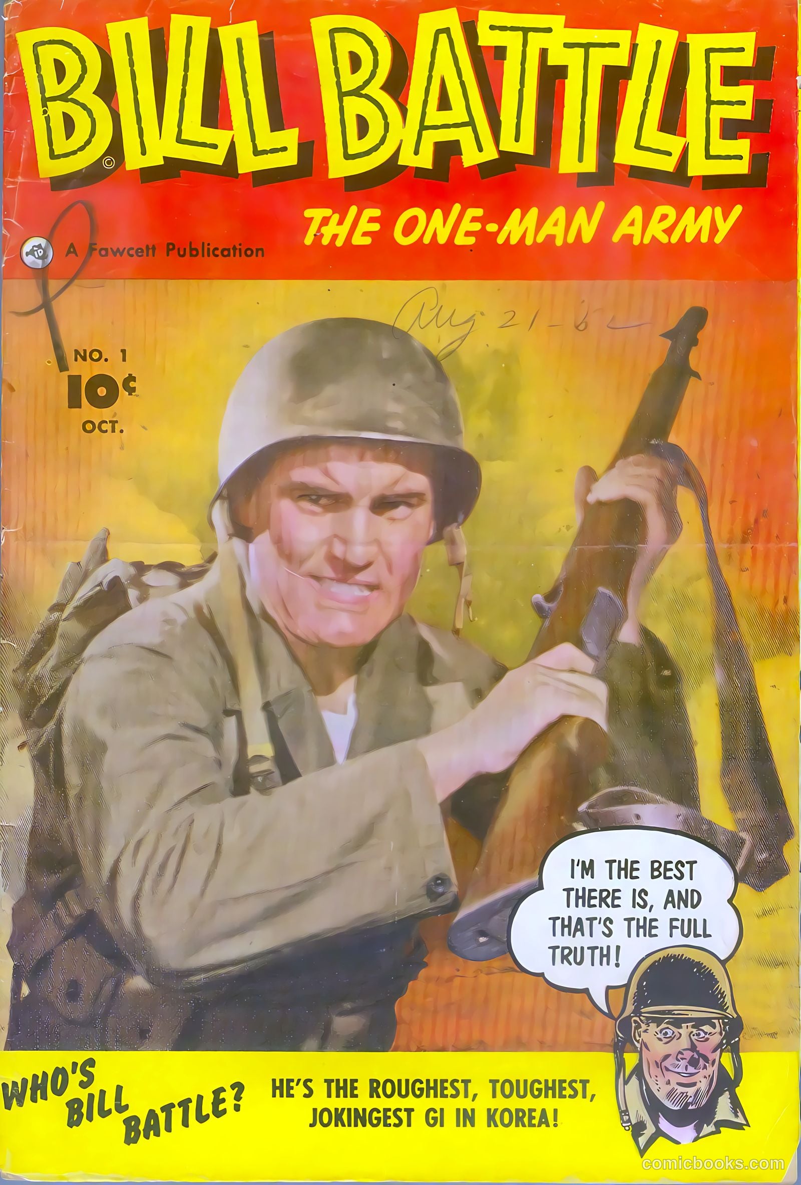 Bill Battle, the One Man Army #1 — page 1 of 36
