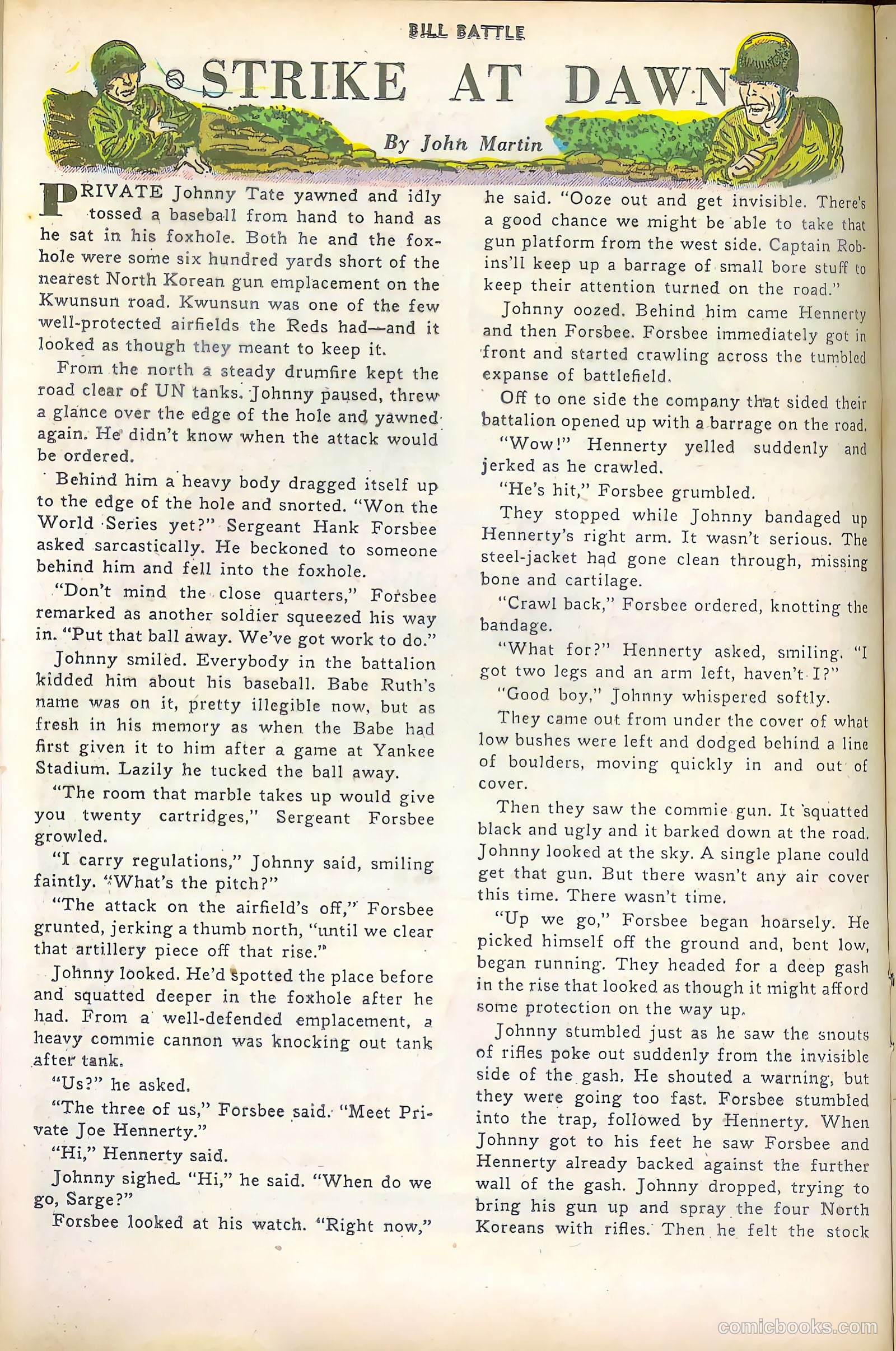 Bill Battle, the One Man Army #1 — page 16 of 36