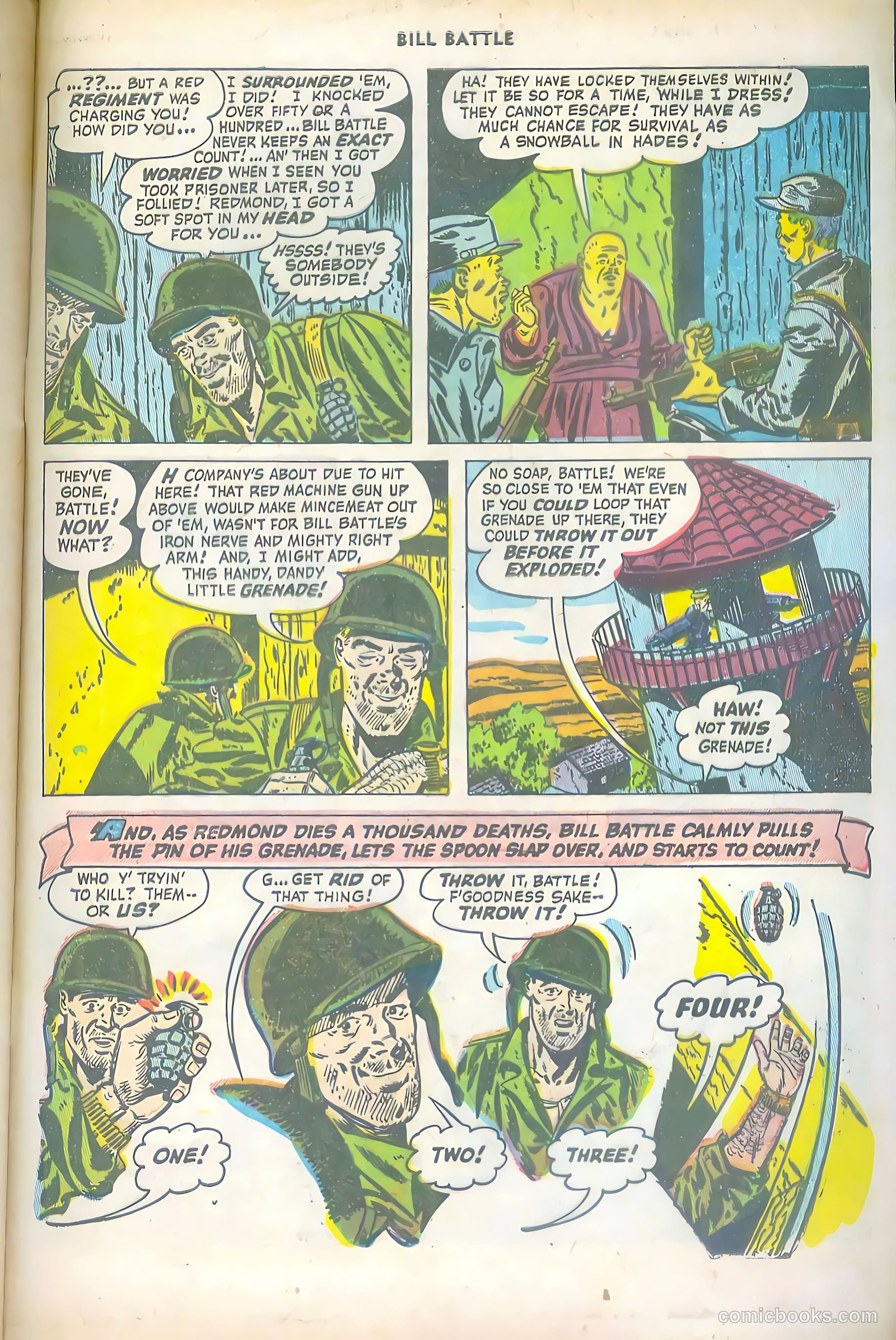 Bill Battle, the One Man Army #1 — page 33 of 36