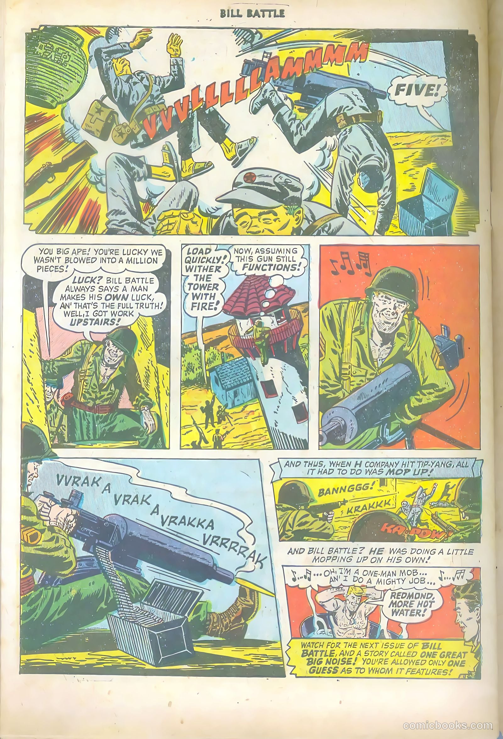 Bill Battle, the One Man Army #1 — page 34 of 36