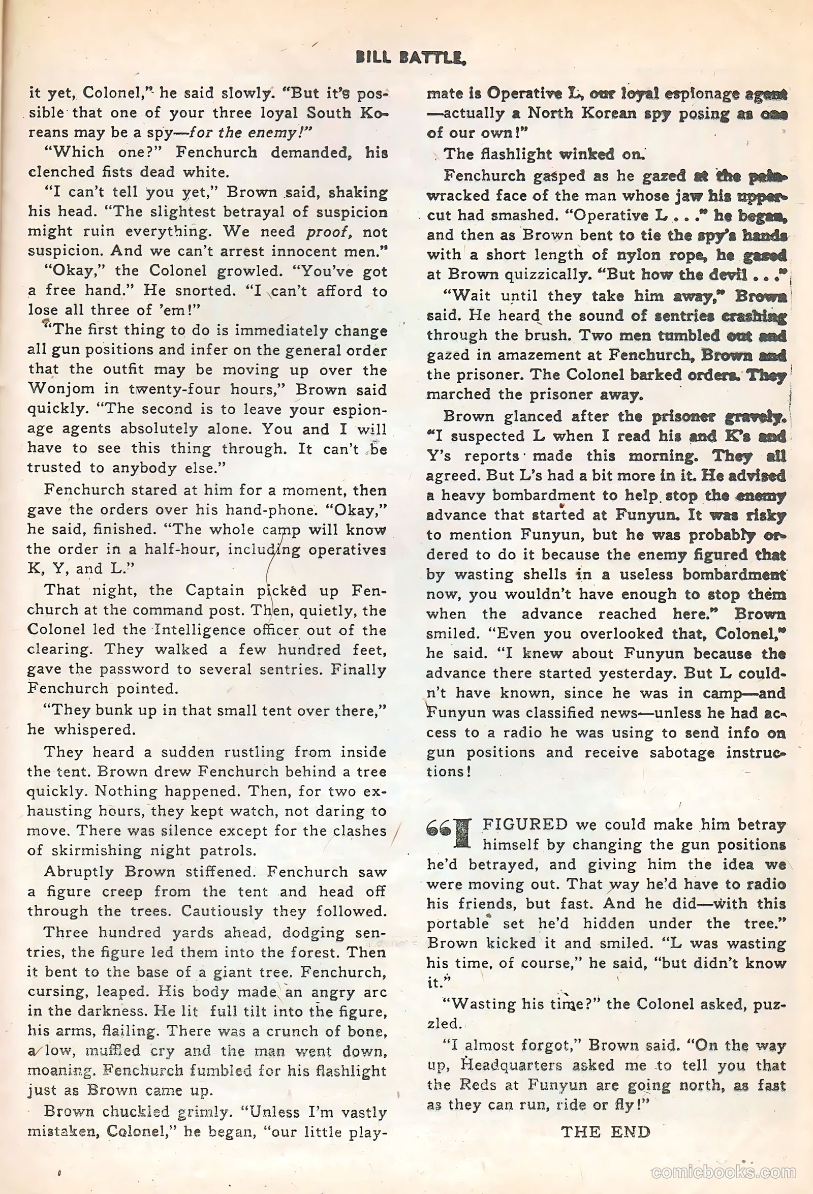 Bill Battle, the One Man Army #3 — page 25 of 36