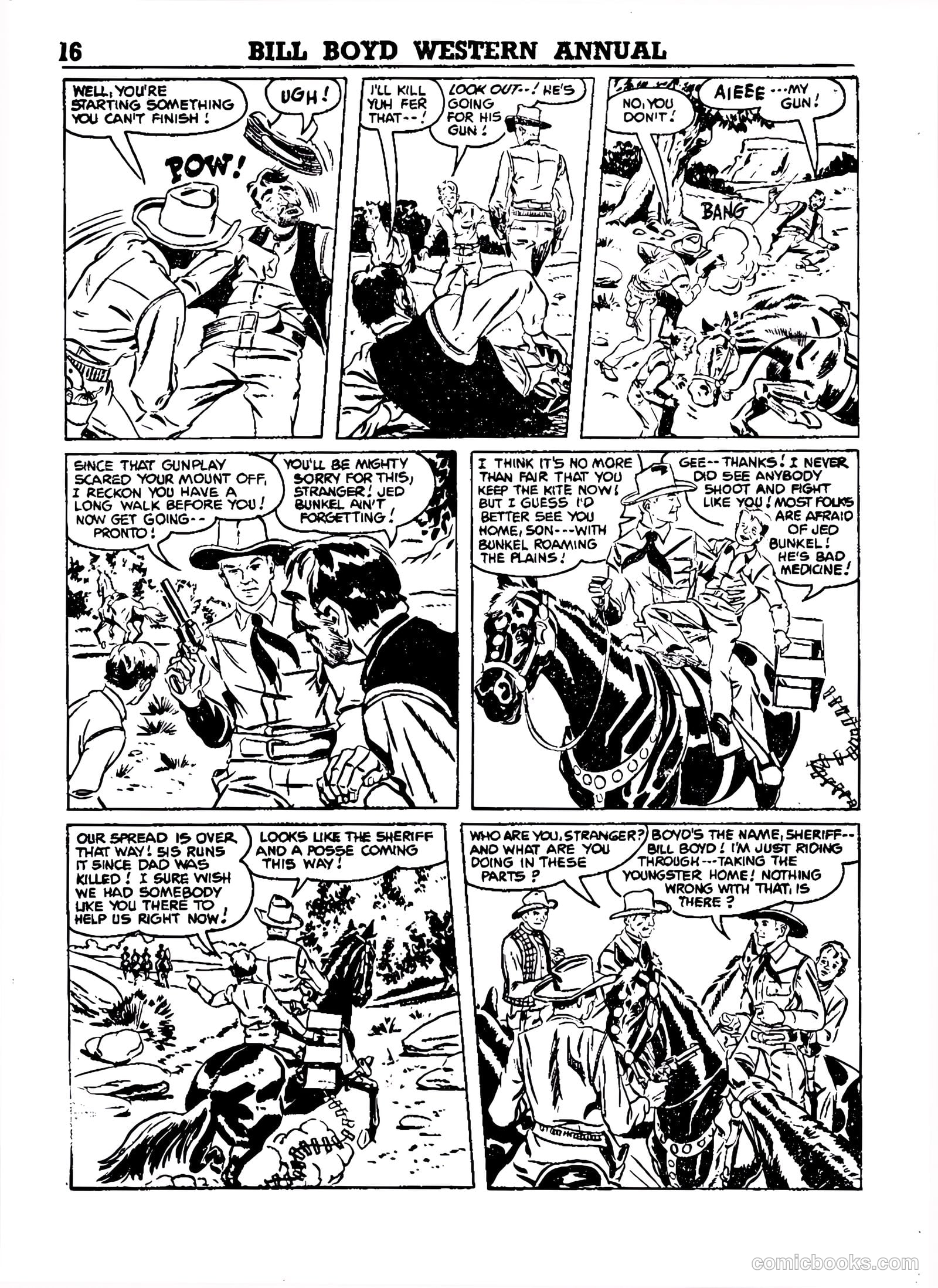 Bill Boyd Western Comic Annual #1 — page 6 of 87