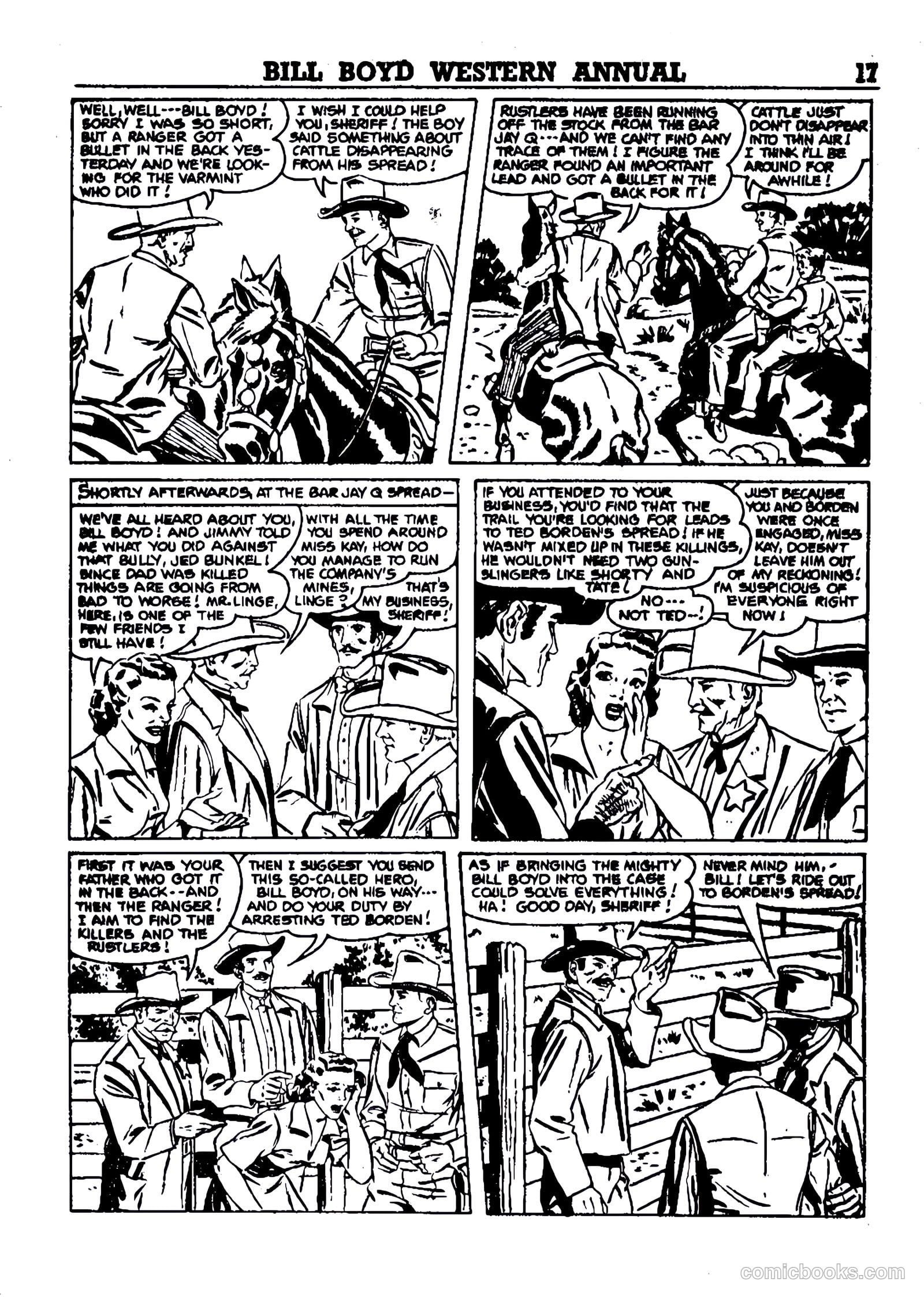 Bill Boyd Western Comic Annual #1 — page 7 of 87