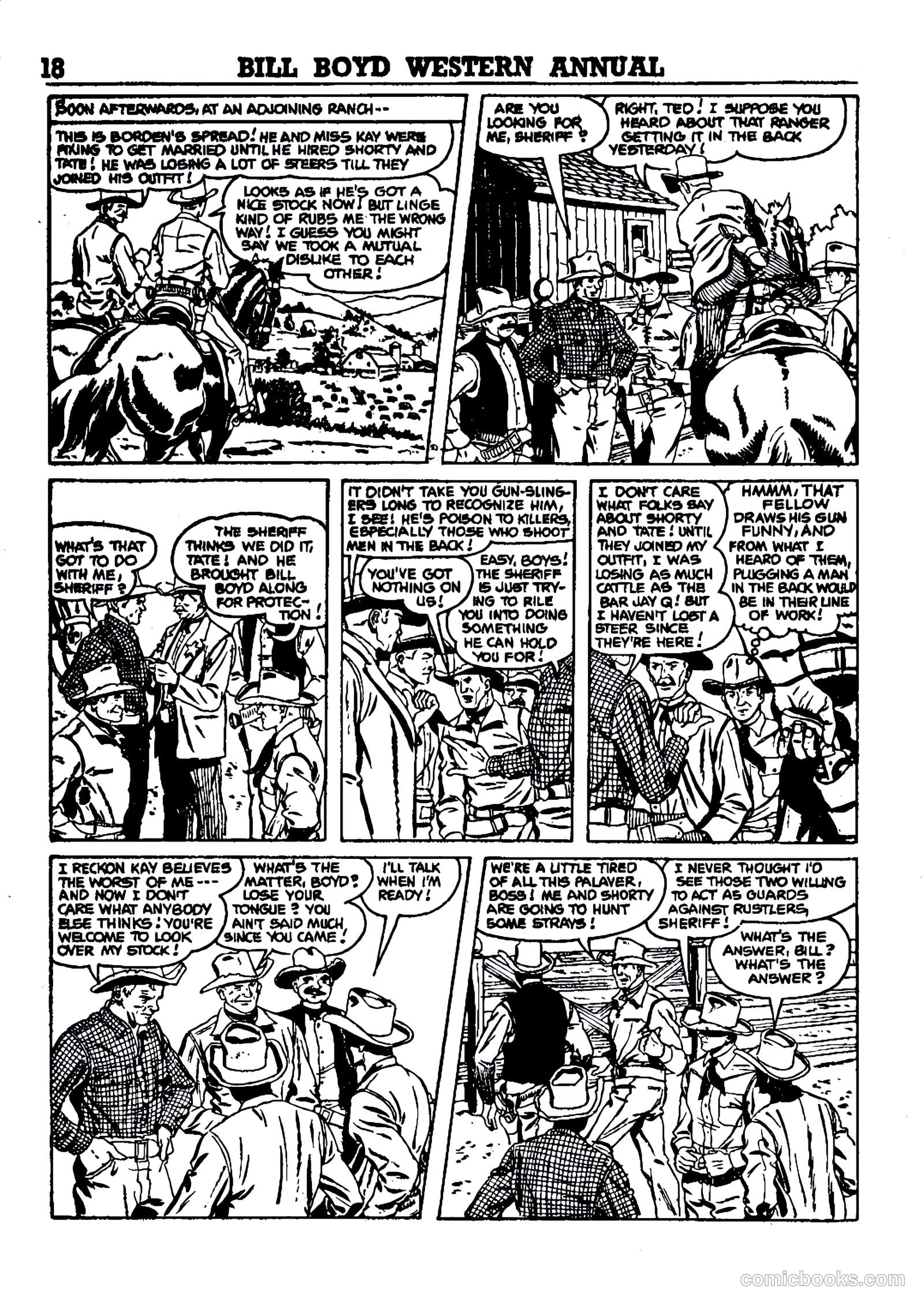 Bill Boyd Western Comic Annual #1 — page 8 of 87