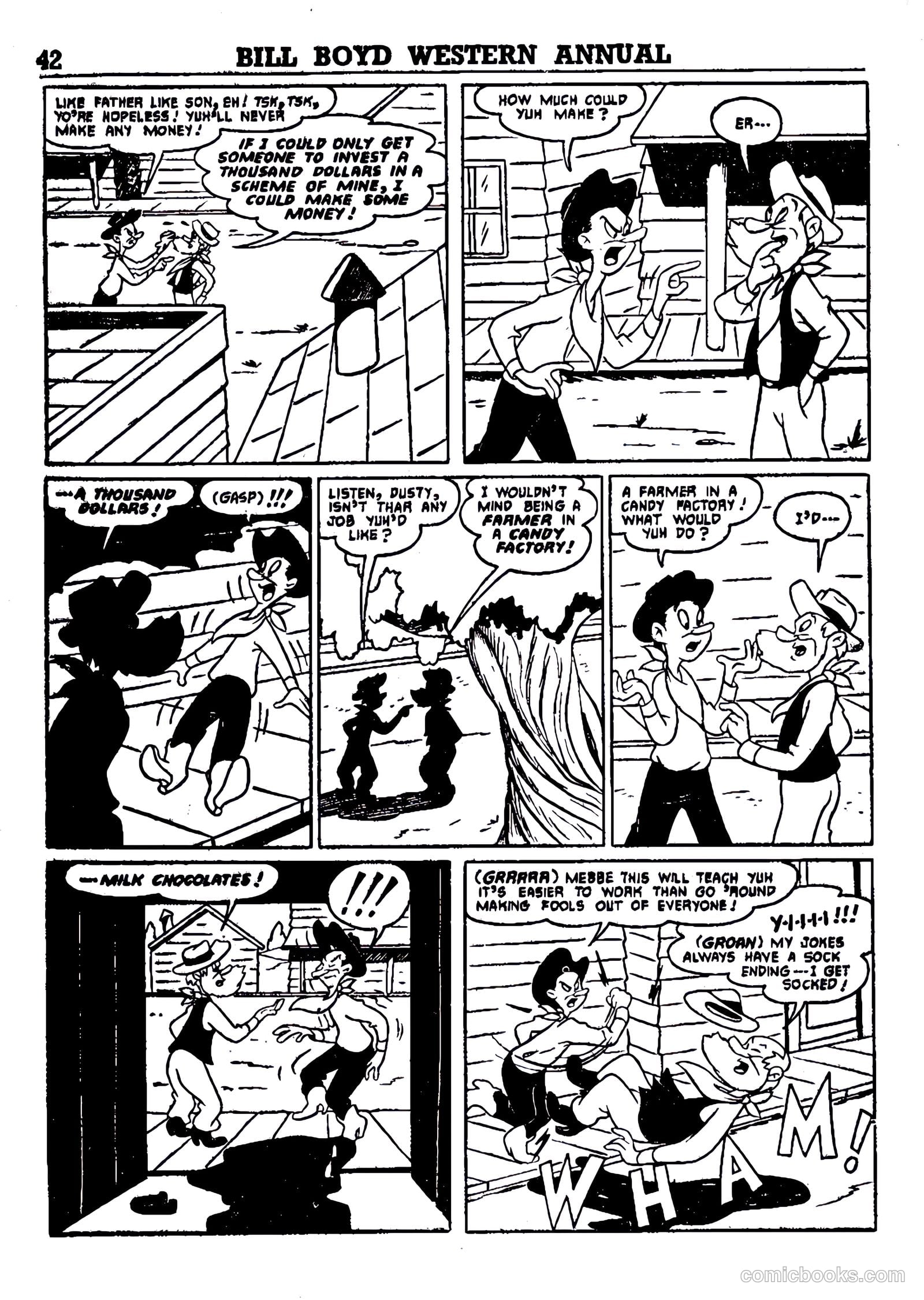Bill Boyd Western Comic Annual #1 — page 32 of 87