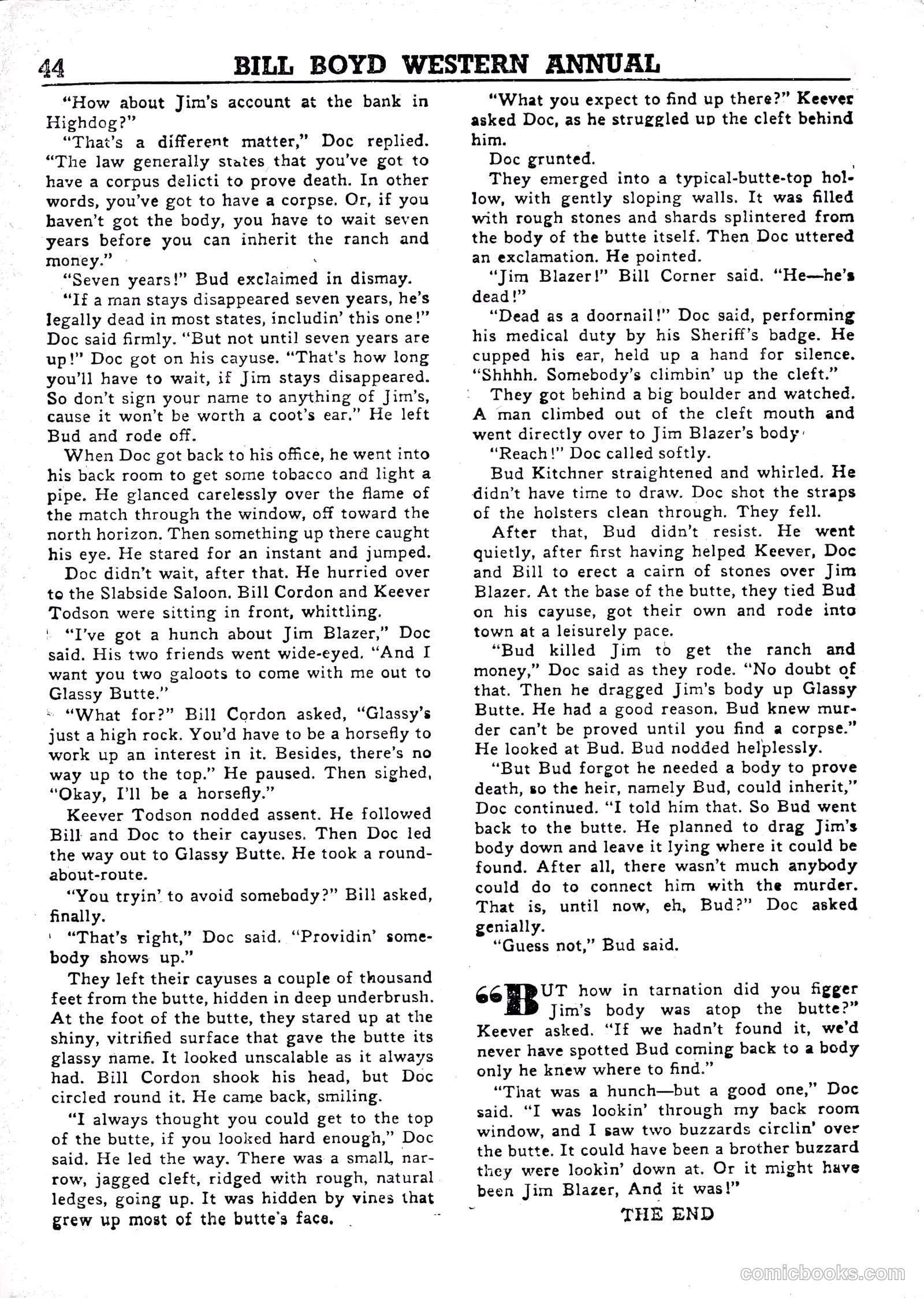 Bill Boyd Western Comic Annual #1 — page 34 of 87
