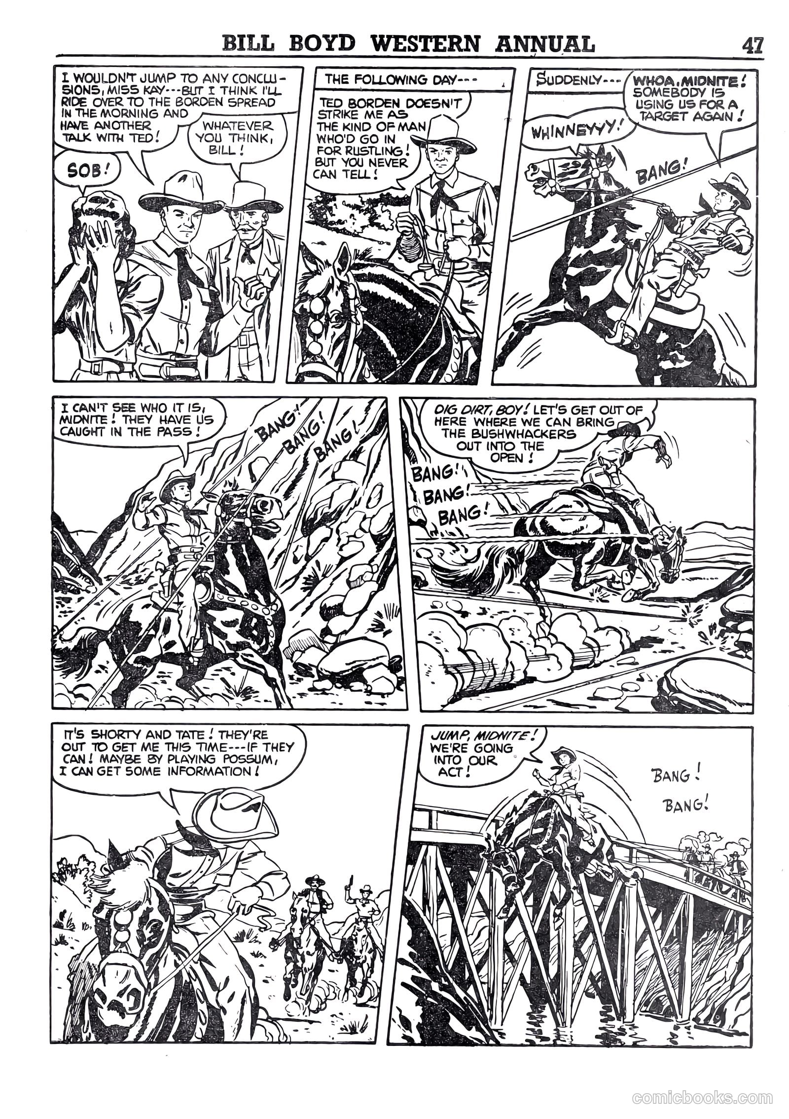 Bill Boyd Western Comic Annual #1 — page 37 of 87