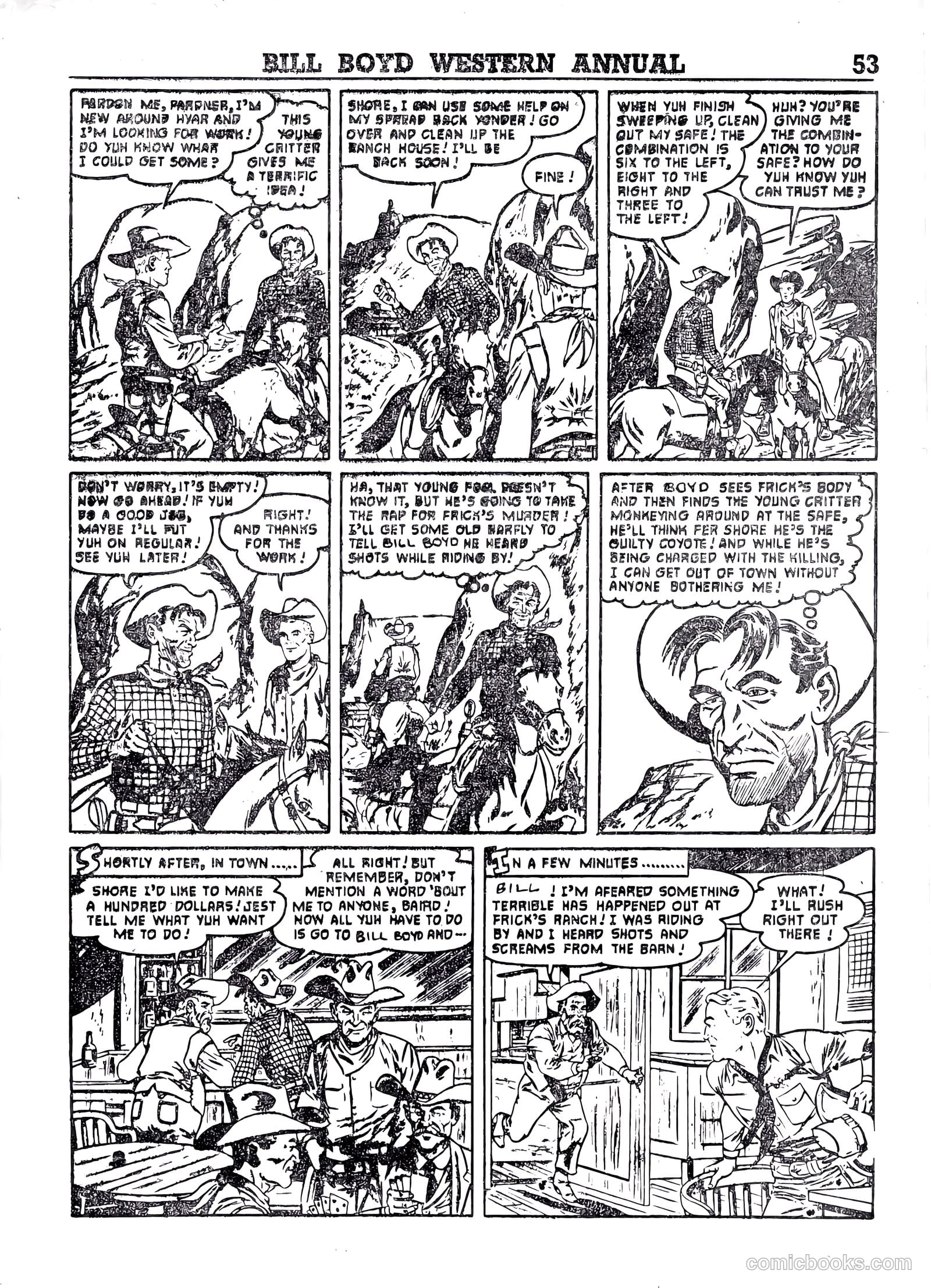 Bill Boyd Western Comic Annual #1 — page 43 of 87
