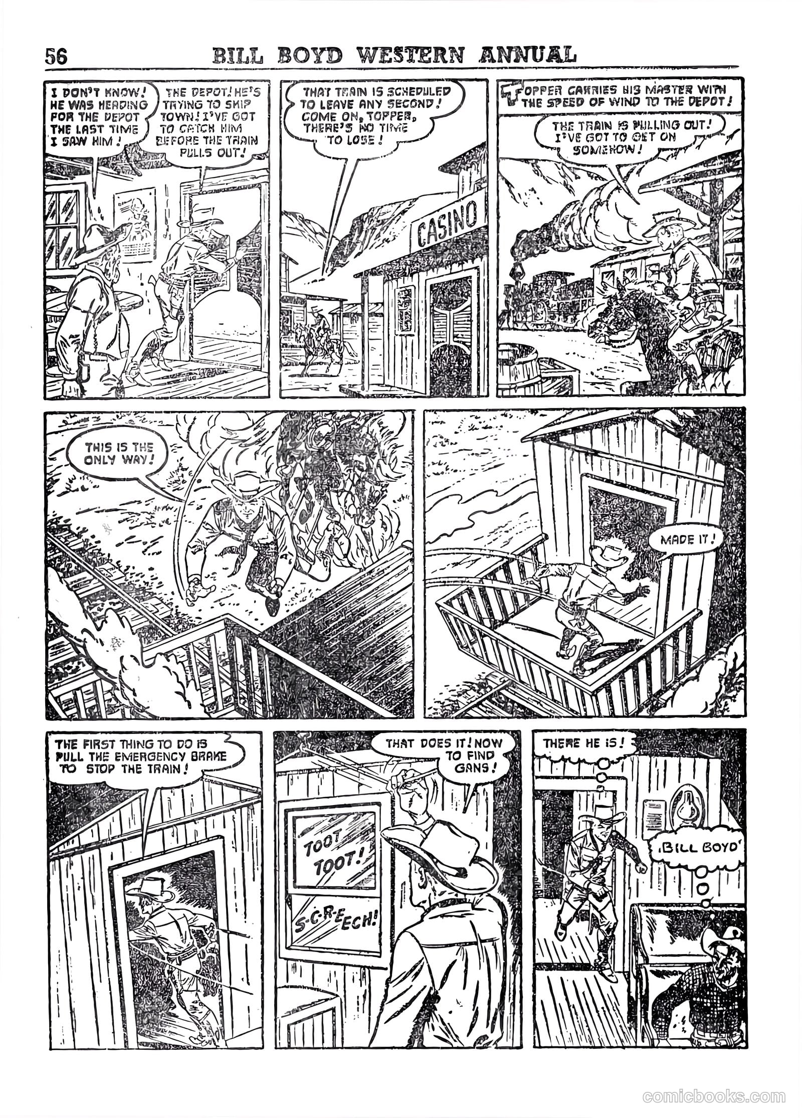 Bill Boyd Western Comic Annual #1 — page 46 of 87