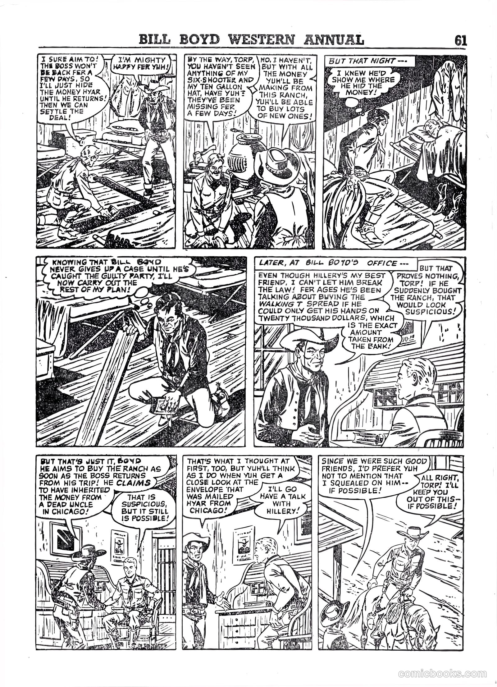Bill Boyd Western Comic Annual #1 — page 51 of 87