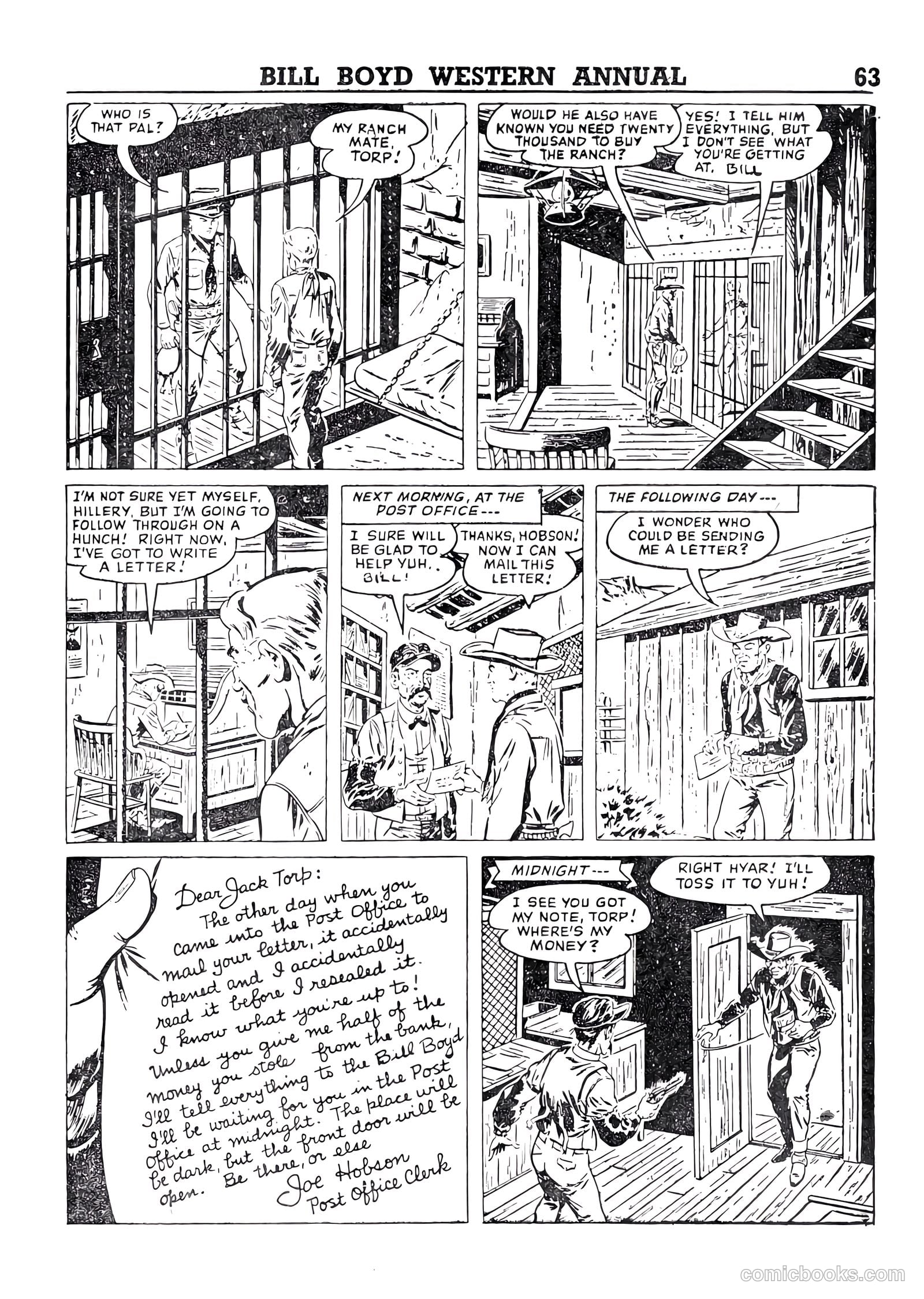 Bill Boyd Western Comic Annual #1 — page 53 of 87