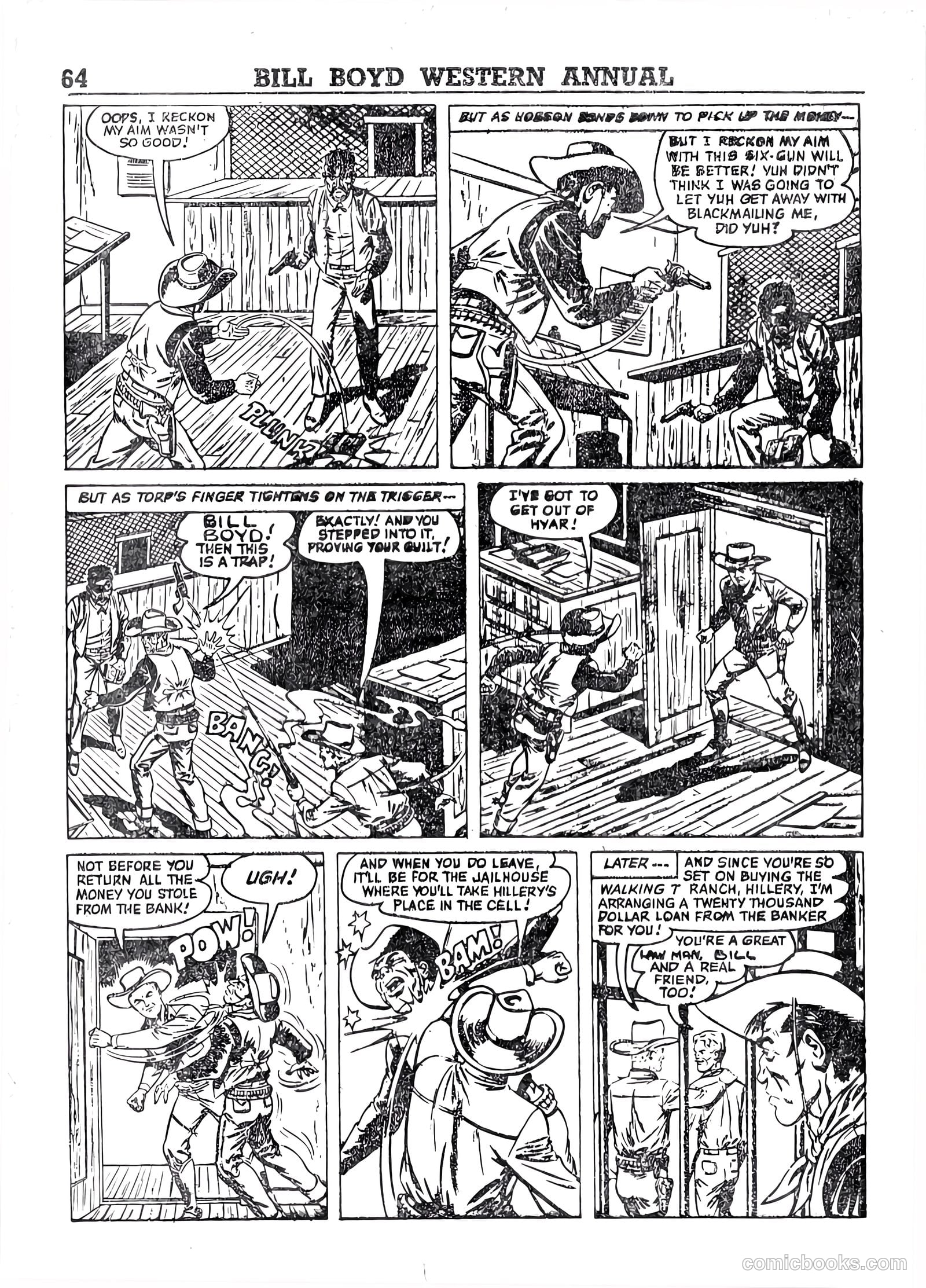 Bill Boyd Western Comic Annual #1 — page 54 of 87