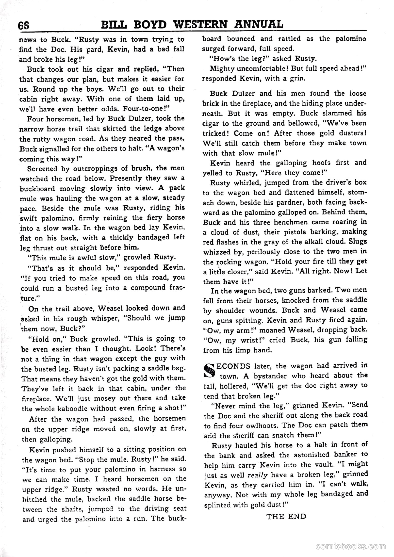Bill Boyd Western Comic Annual #1 — page 56 of 87