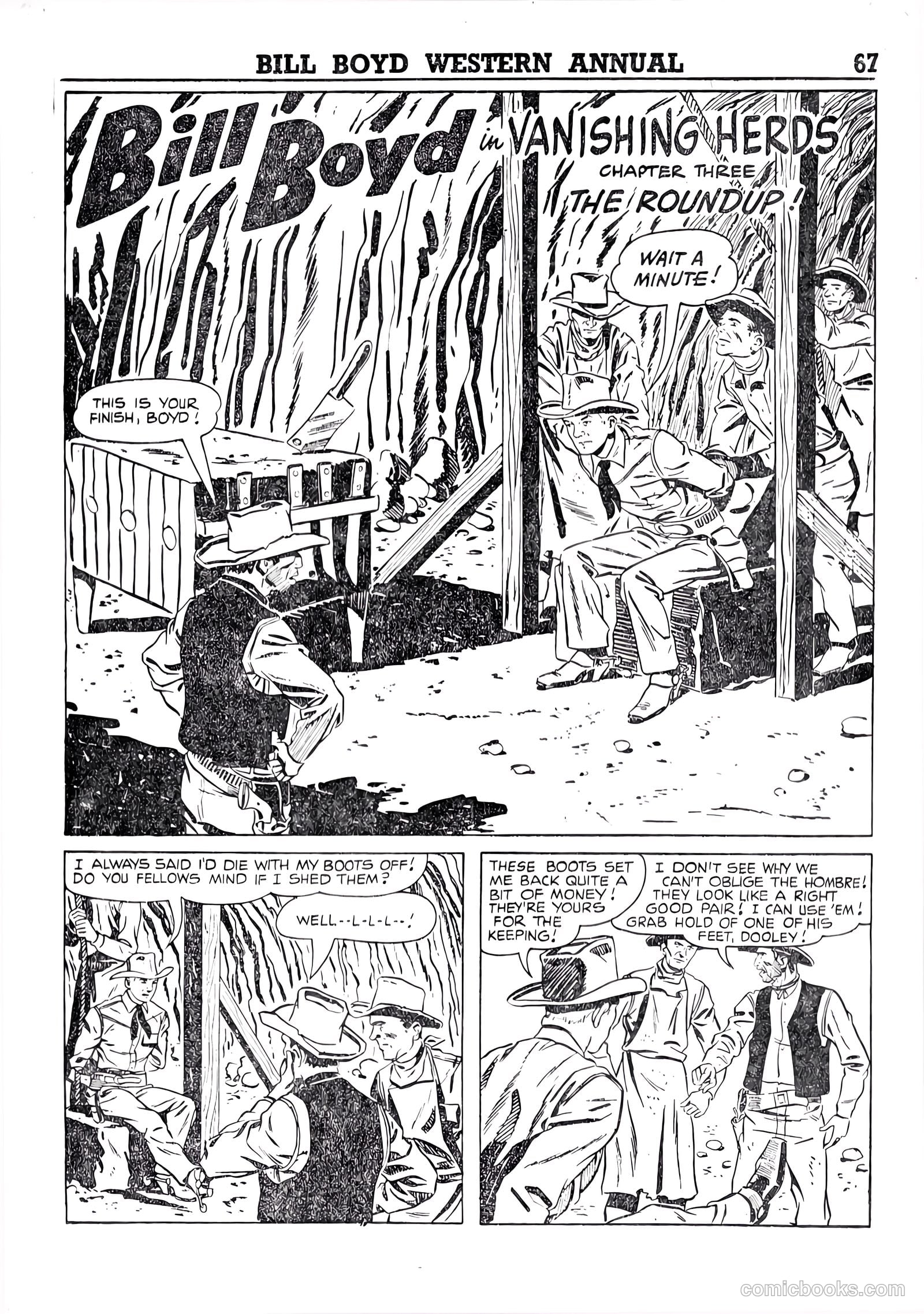 Bill Boyd Western Comic Annual #1 — page 57 of 87