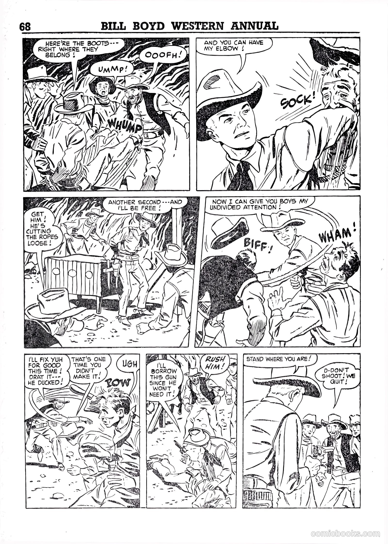 Bill Boyd Western Comic Annual #1 — page 58 of 87