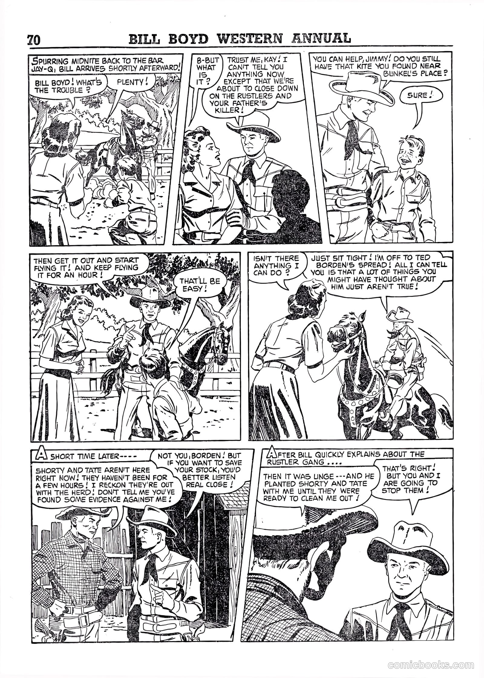 Bill Boyd Western Comic Annual #1 — page 60 of 87