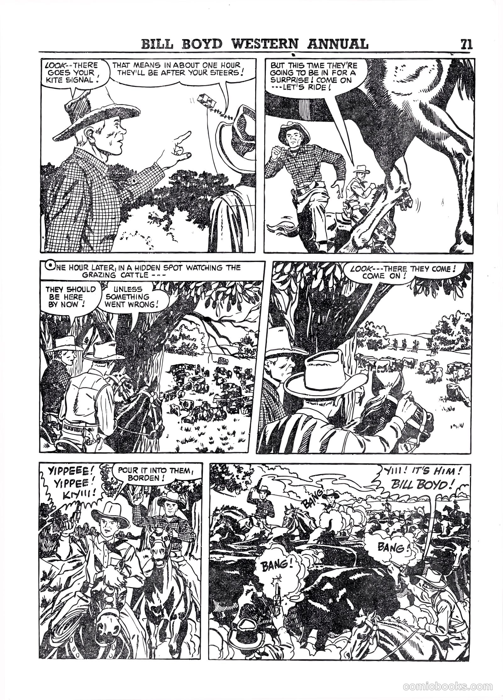 Bill Boyd Western Comic Annual #1 — page 61 of 87