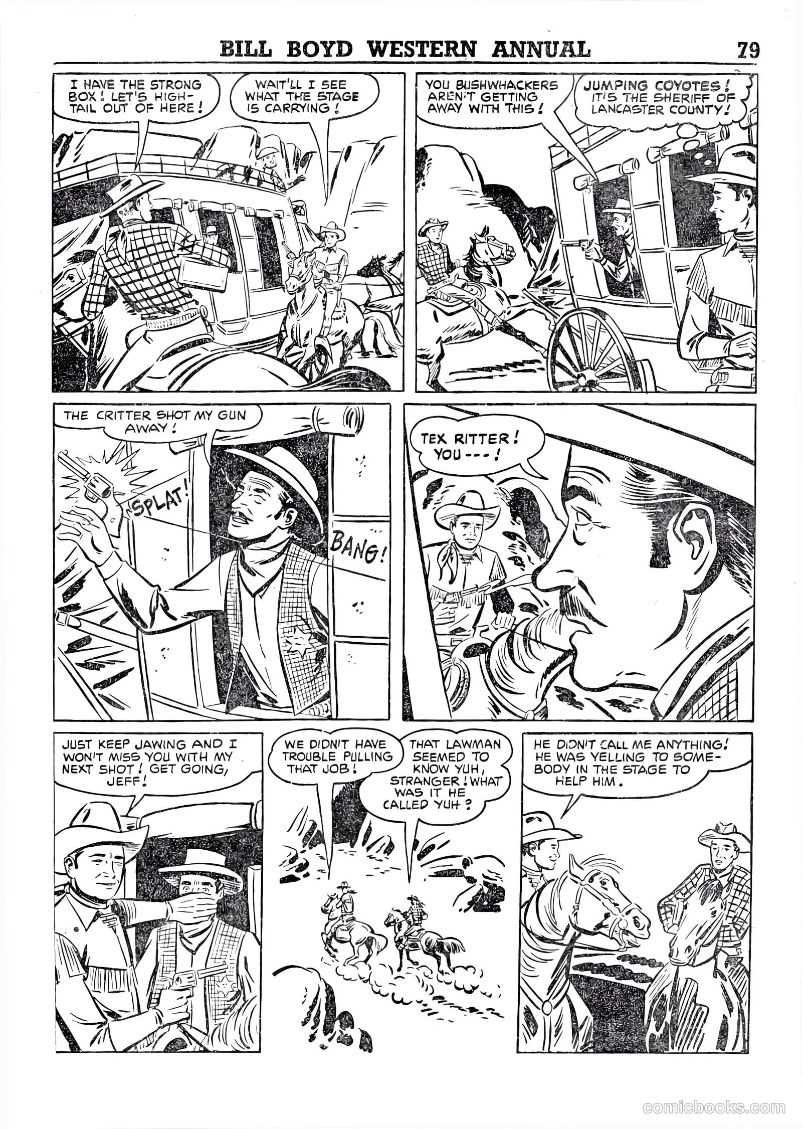 Bill Boyd Western Comic Annual #1 — page 69 of 87