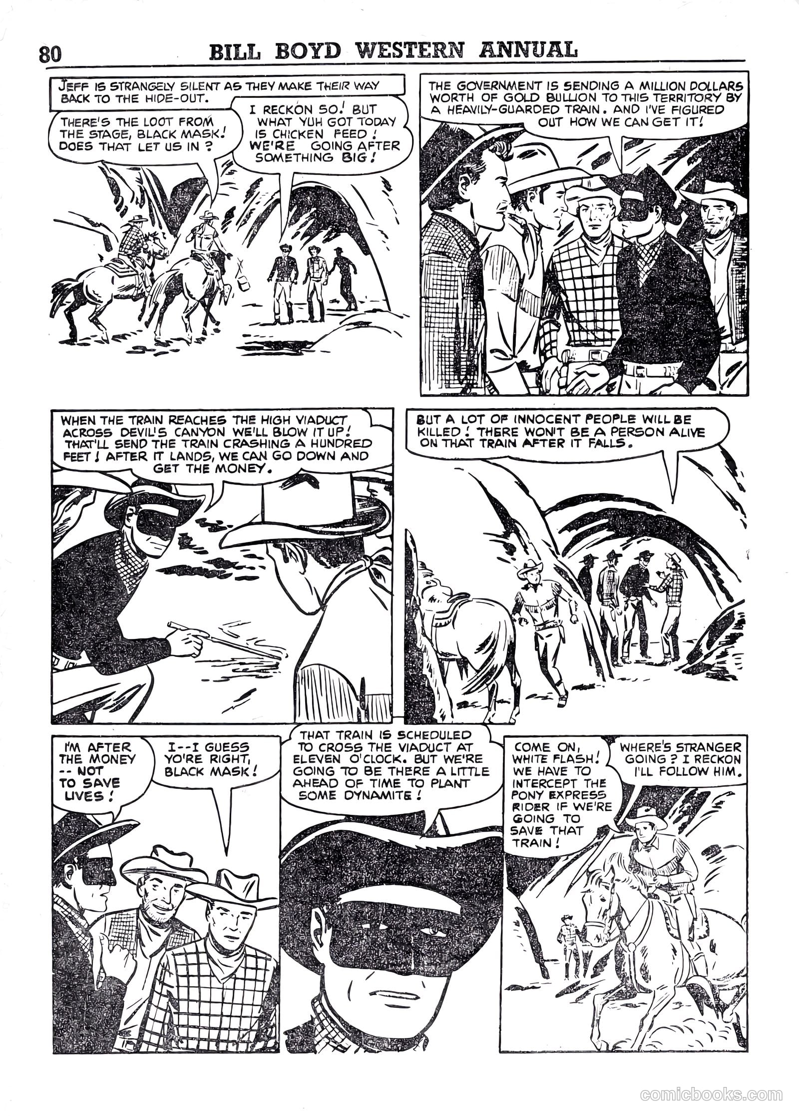 Bill Boyd Western Comic Annual #1 — page 70 of 87
