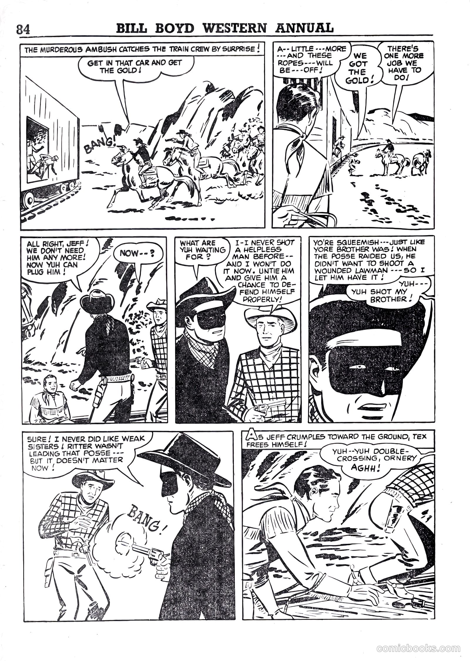Bill Boyd Western Comic Annual #1 — page 74 of 87