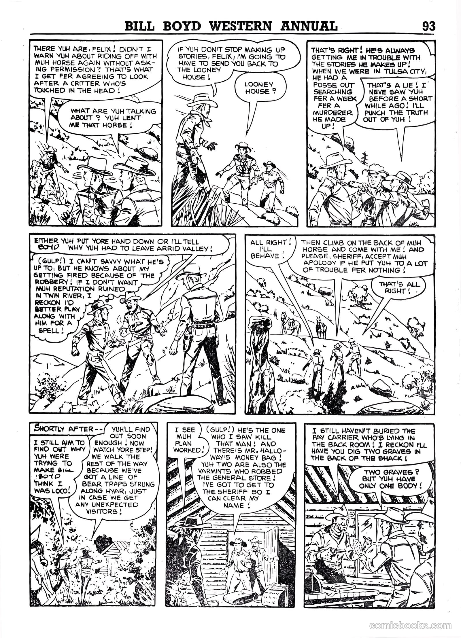 Bill Boyd Western Comic Annual #1 — page 83 of 87