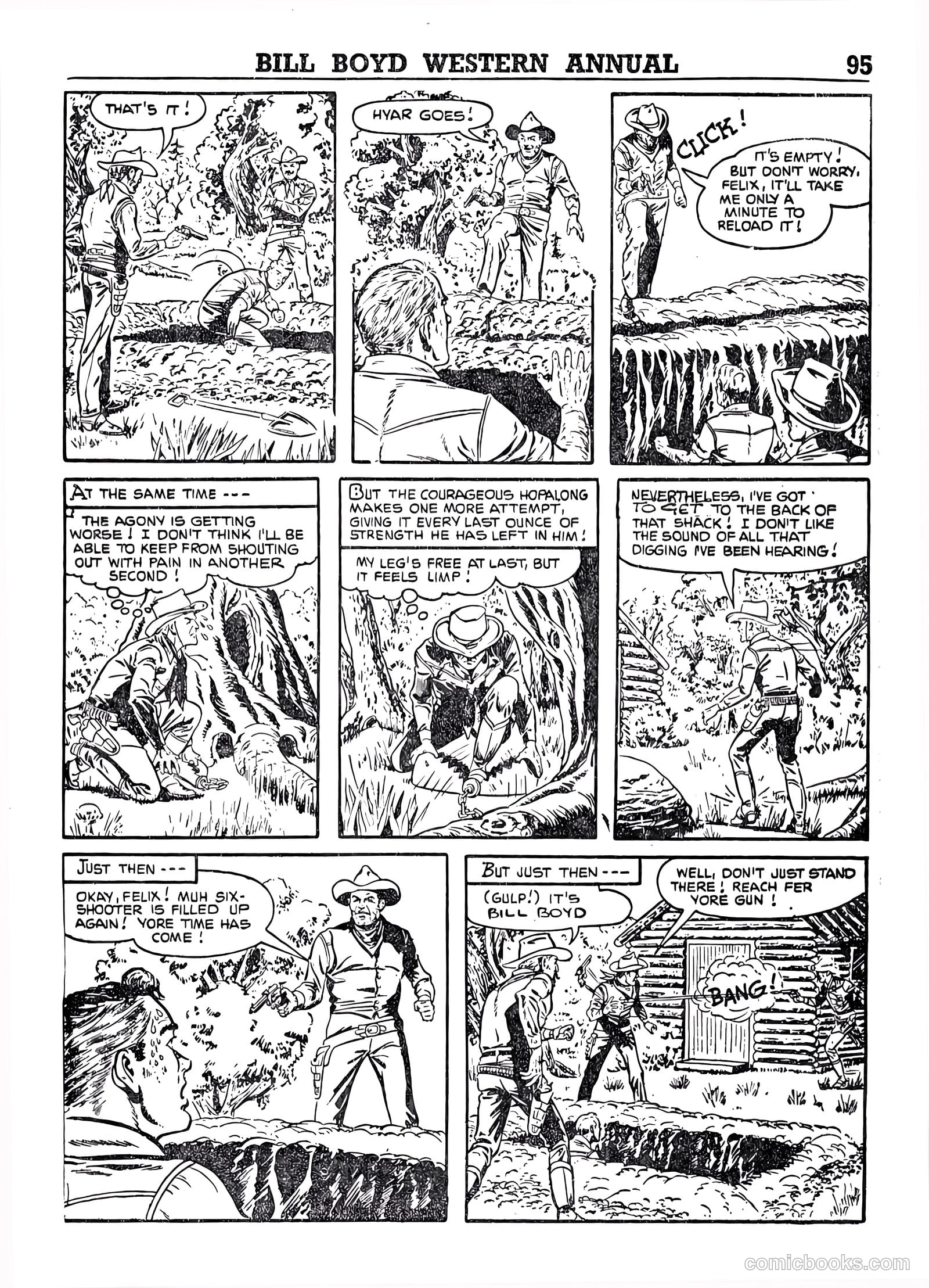 Bill Boyd Western Comic Annual #1 — page 85 of 87
