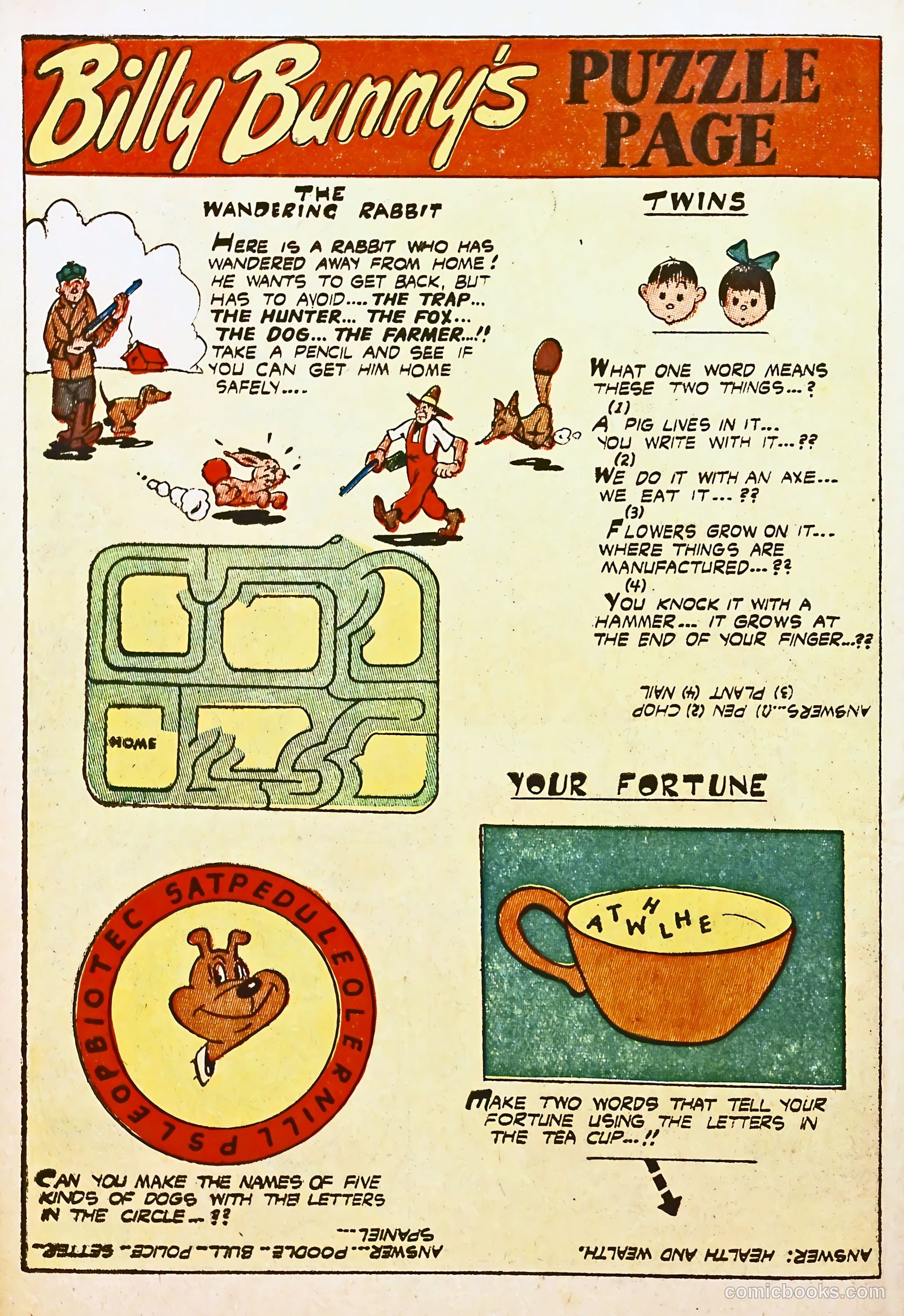 Billy Bunny #1 — page 34 of 36