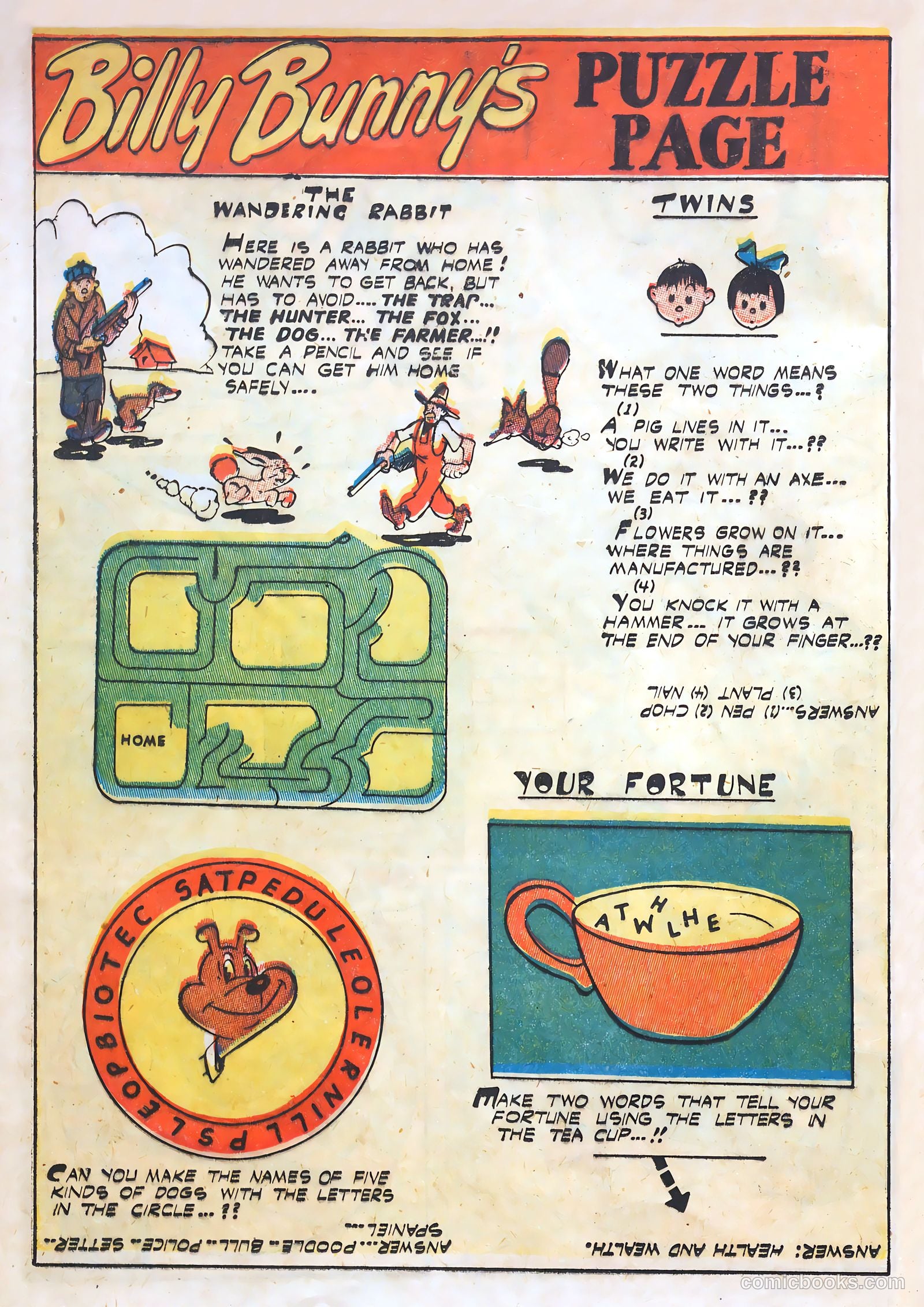 Billy Bunny's Christmas Frolics #1 — page 20 of 100