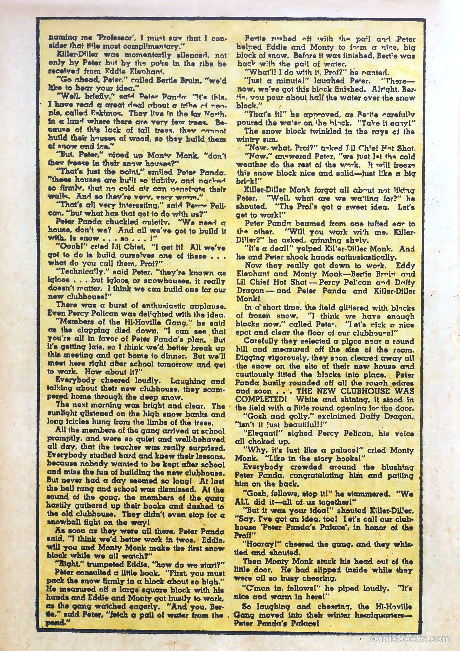 Billy Bunny's Christmas Frolics #1 — page 72 of 100