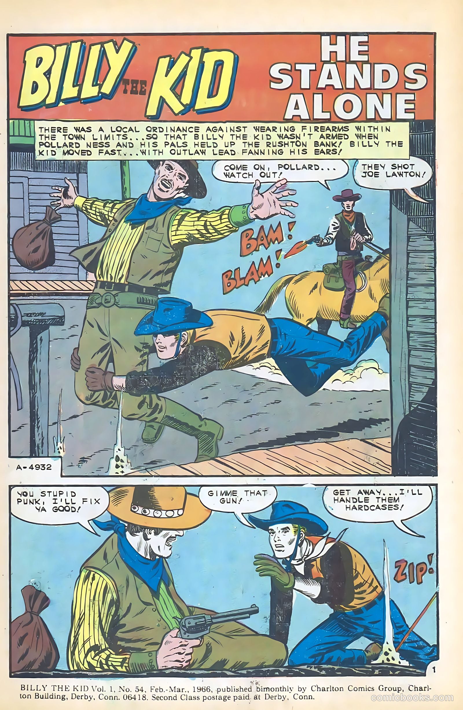 Billy the Kid #54 — page 3 of 36