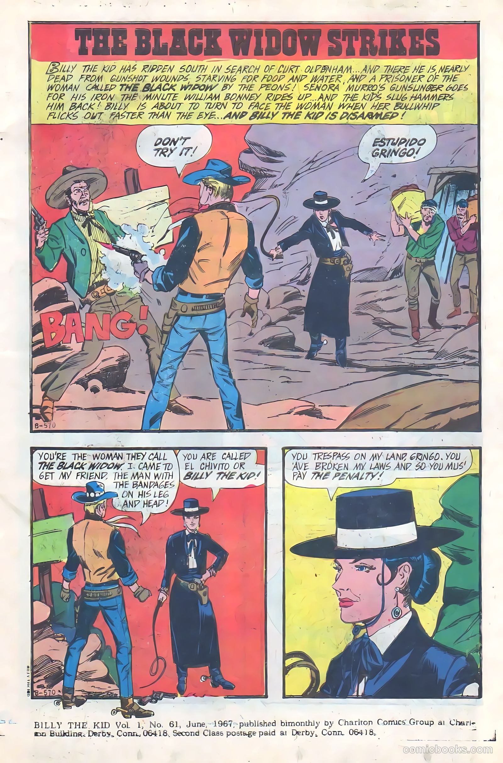 Billy the Kid #61 — page 2 of 35