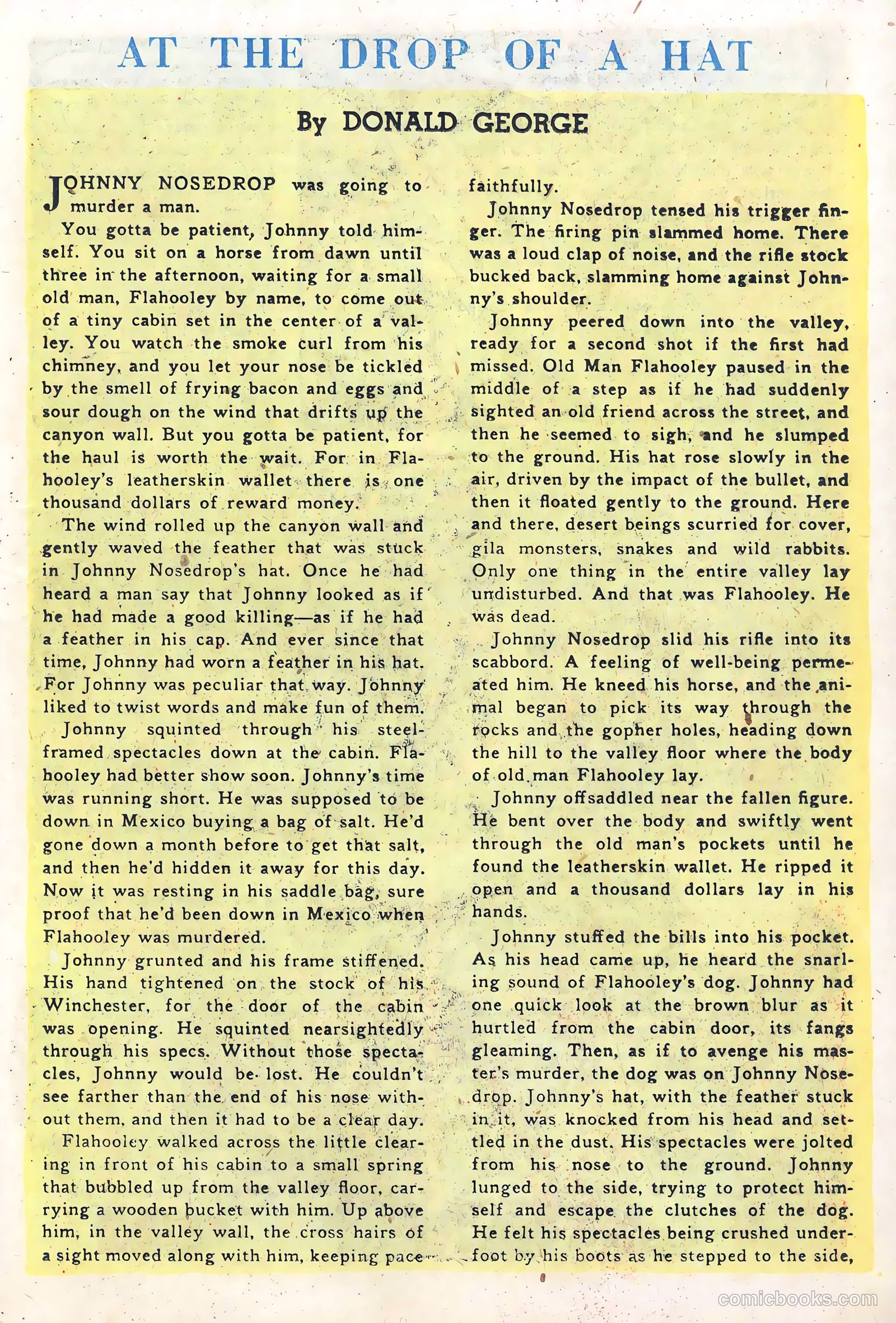 Billy the Kid Adventure Magazine #7 — page 21 of 36