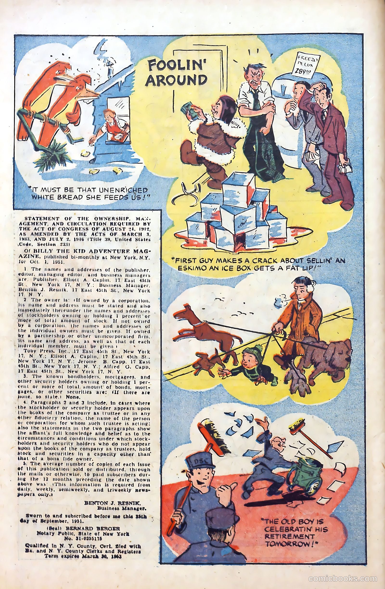Billy the Kid Adventure Magazine #10 — page 34 of 36