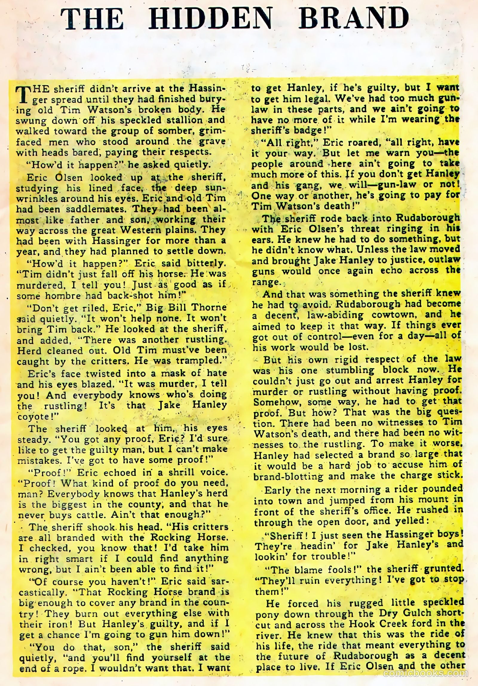 Billy the Kid Adventure Magazine #11 — page 29 of 38