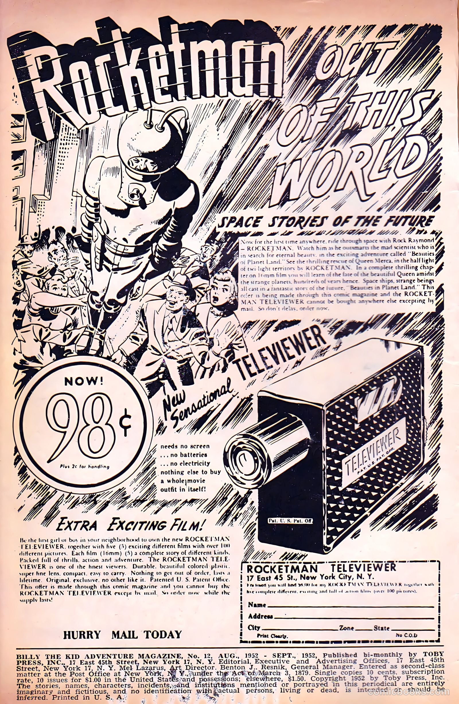 Billy the Kid Adventure Magazine #12 — page 2 of 36