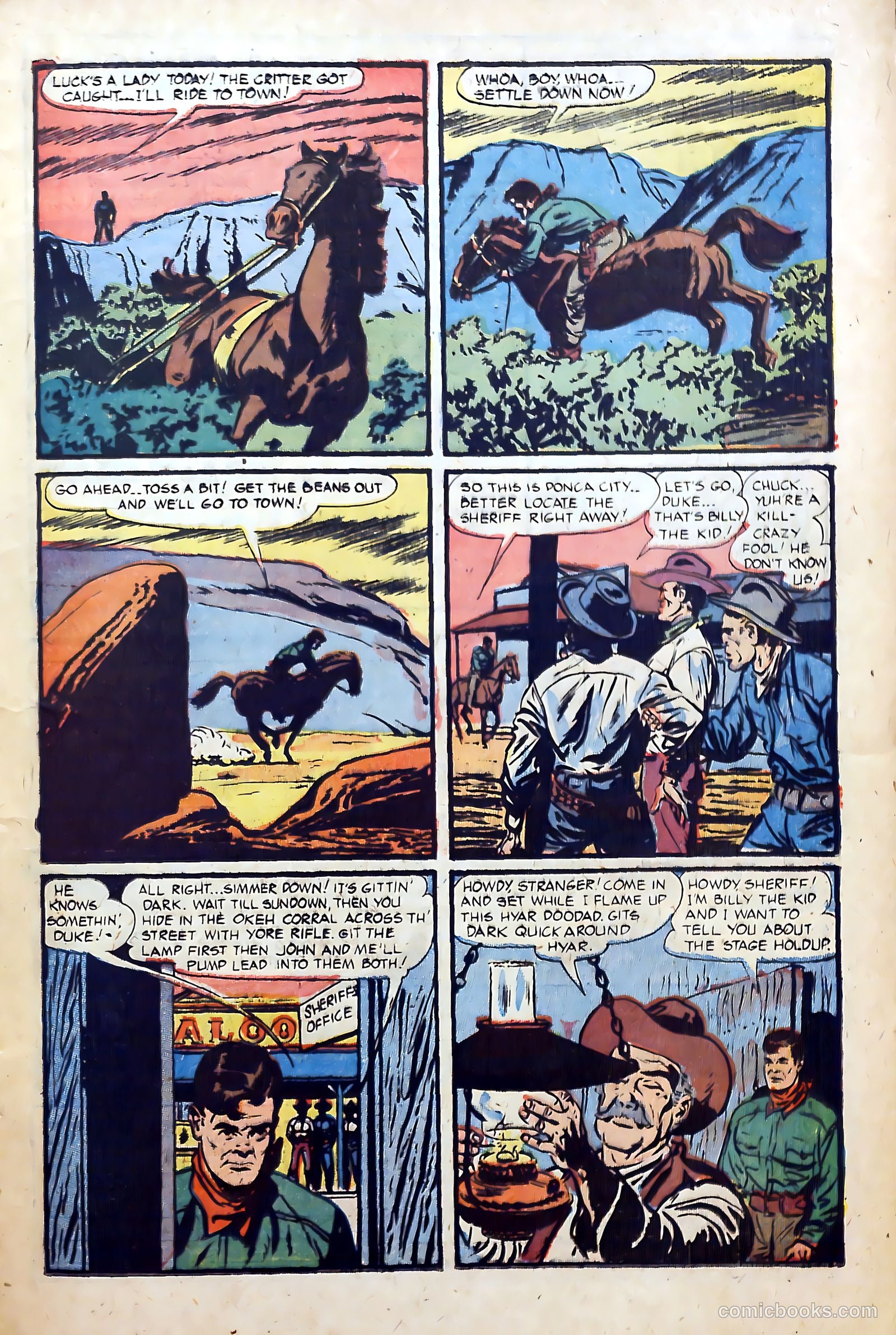 Billy the Kid Adventure Magazine #19 — page 17 of 36