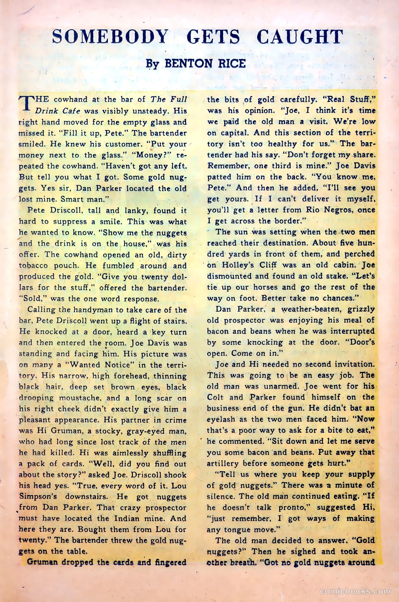 Billy the Kid Adventure Magazine #2 — page 19 of 36