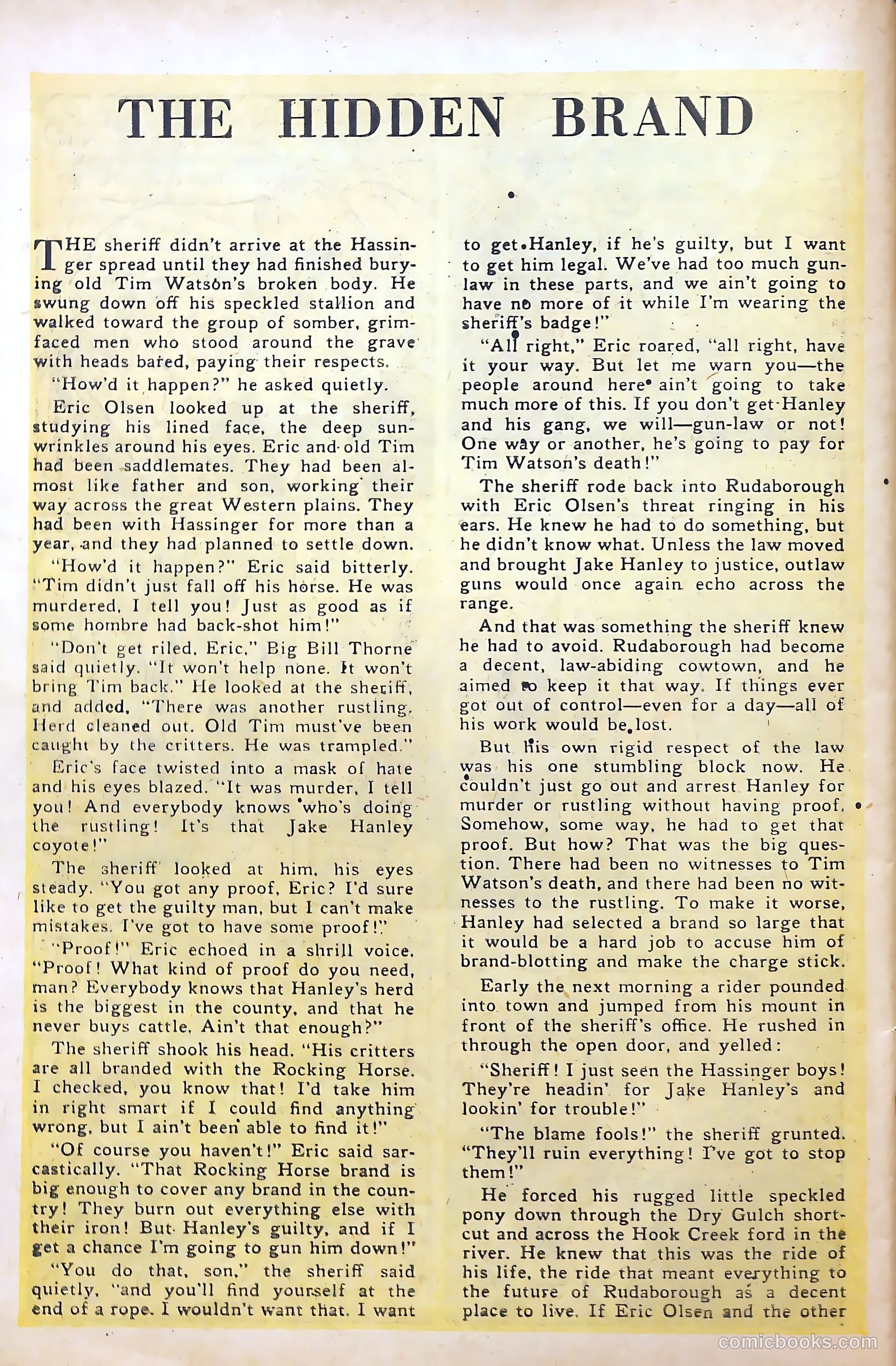 Billy the Kid Adventure Magazine #25 — page 32 of 36
