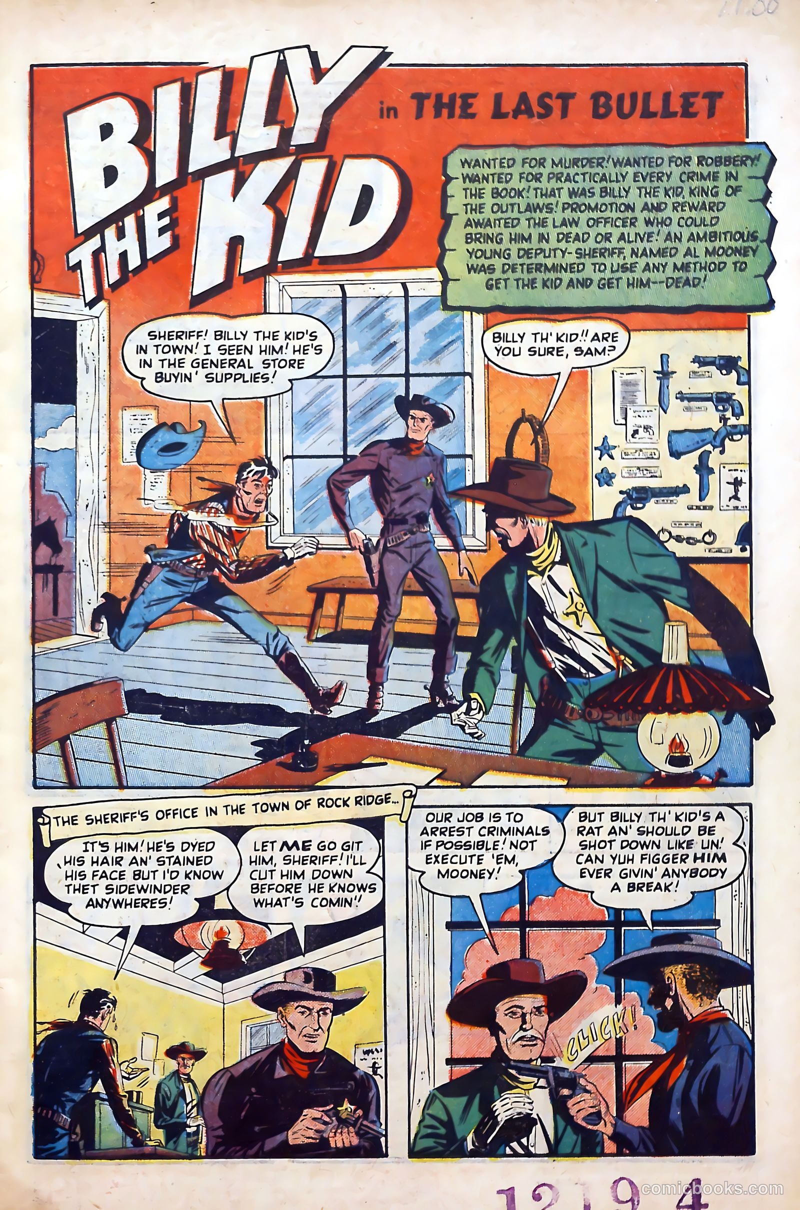 Billy the Kid Adventure Magazine #3 — page 3 of 36