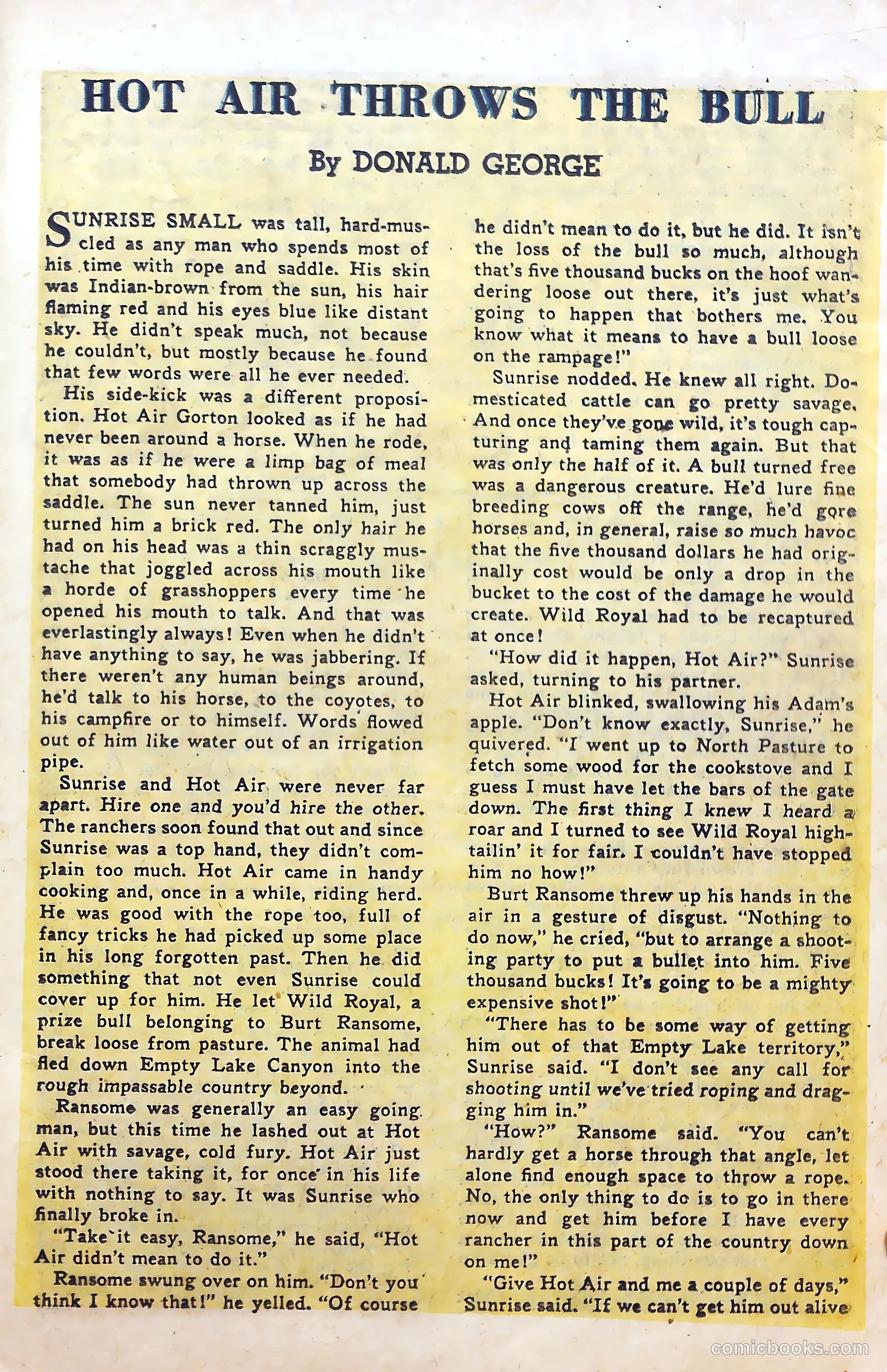 Billy the Kid Adventure Magazine #8 — page 21 of 36