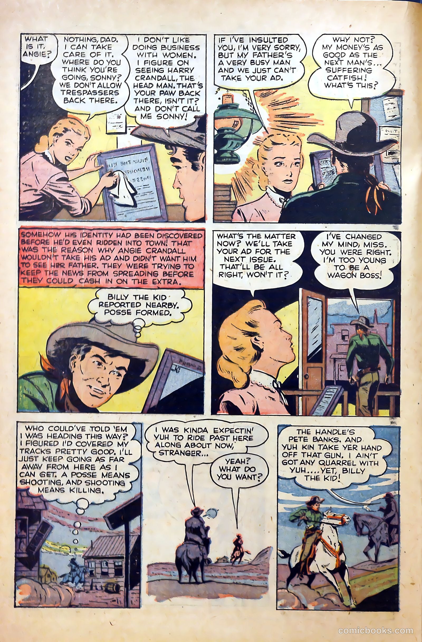 Billy the Kid Adventure Magazine #9 — page 20 of 36